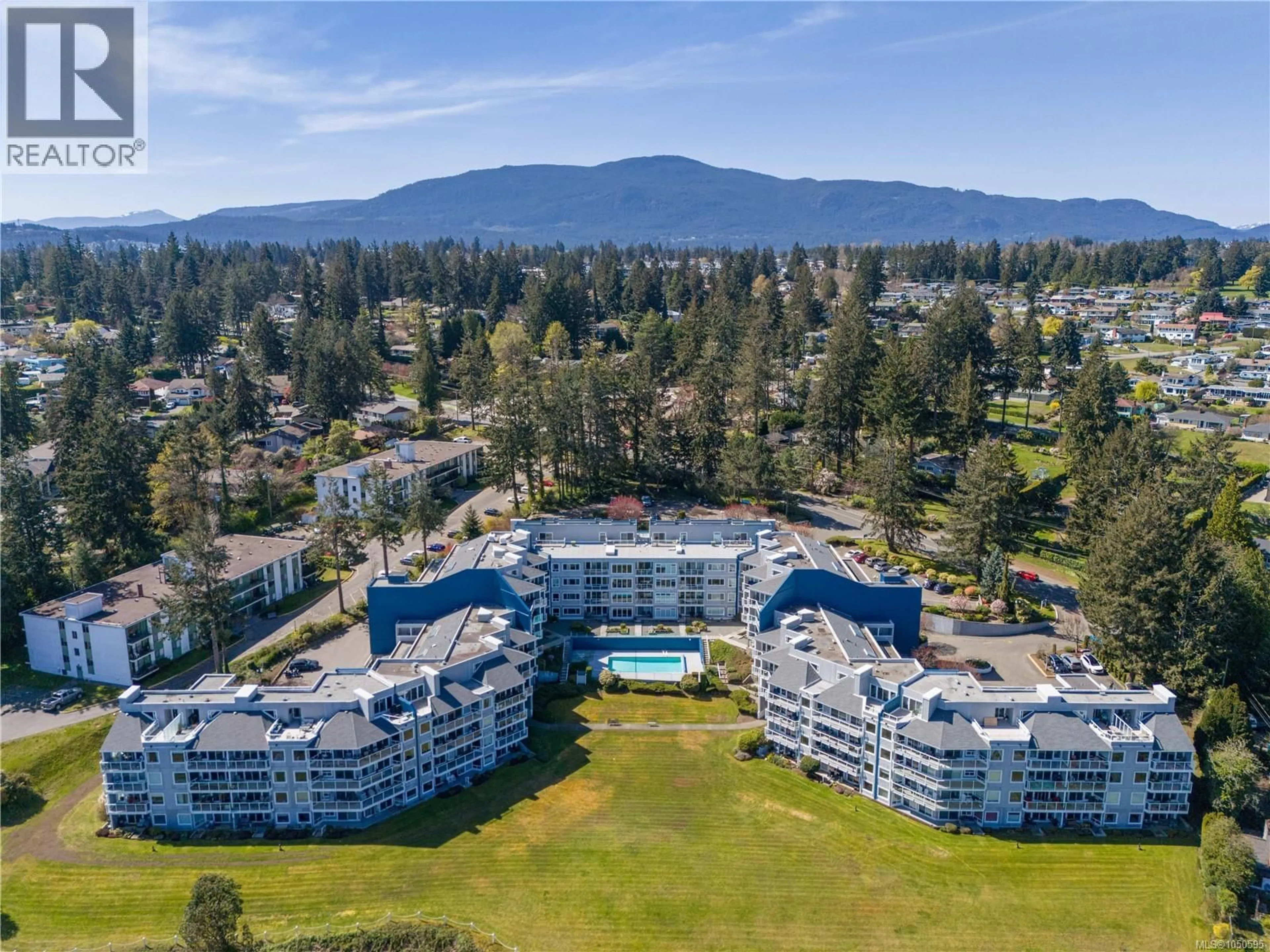 A pic from outside/outdoor area/front of a property/back of a property/a pic from drone, mountain view for 208 - 2562 DEPARTURE BAY ROAD, Nanaimo British Columbia V9S5P1