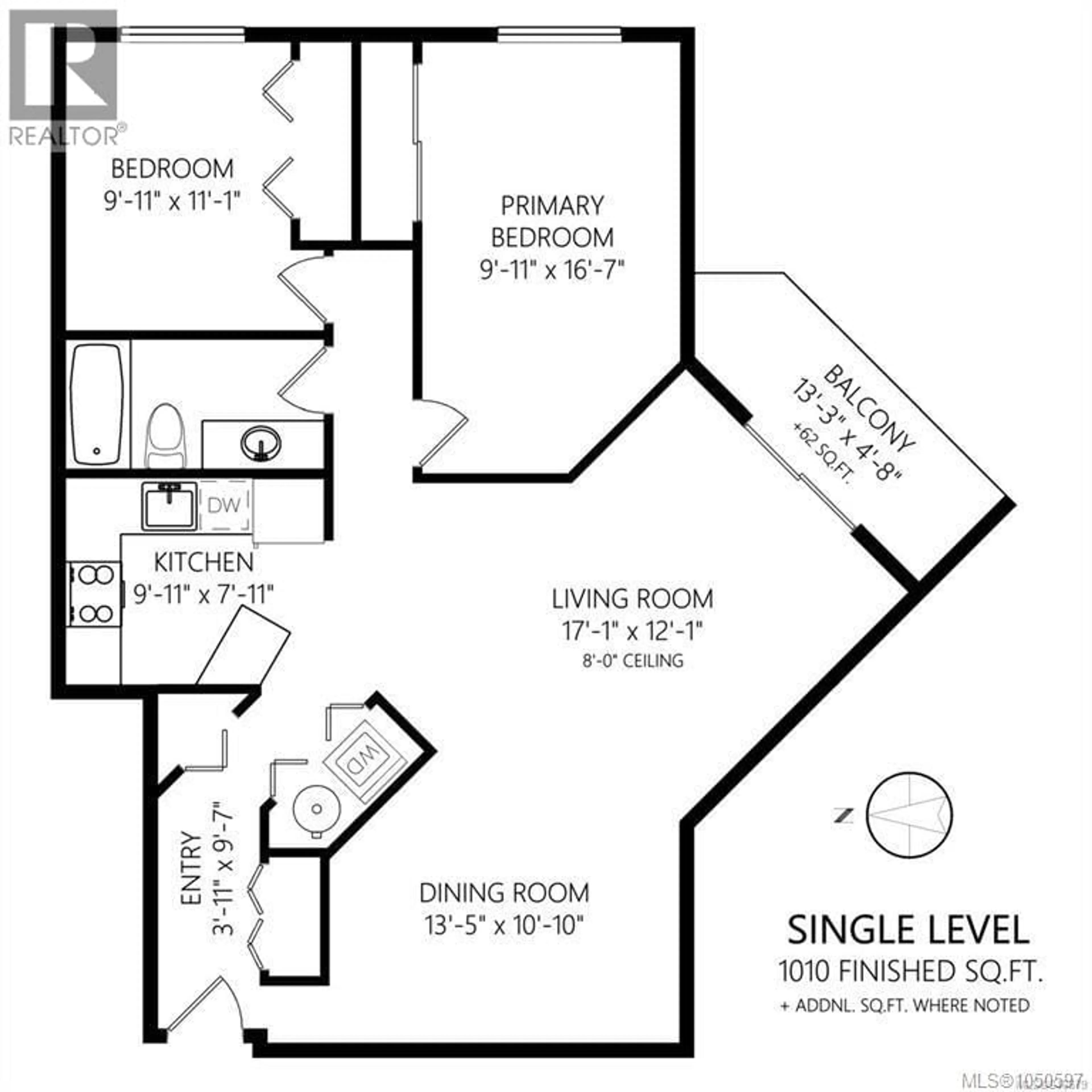 Floor plan for 204 - 300 BUNDOCK AVENUE, Duncan British Columbia V9L3N9