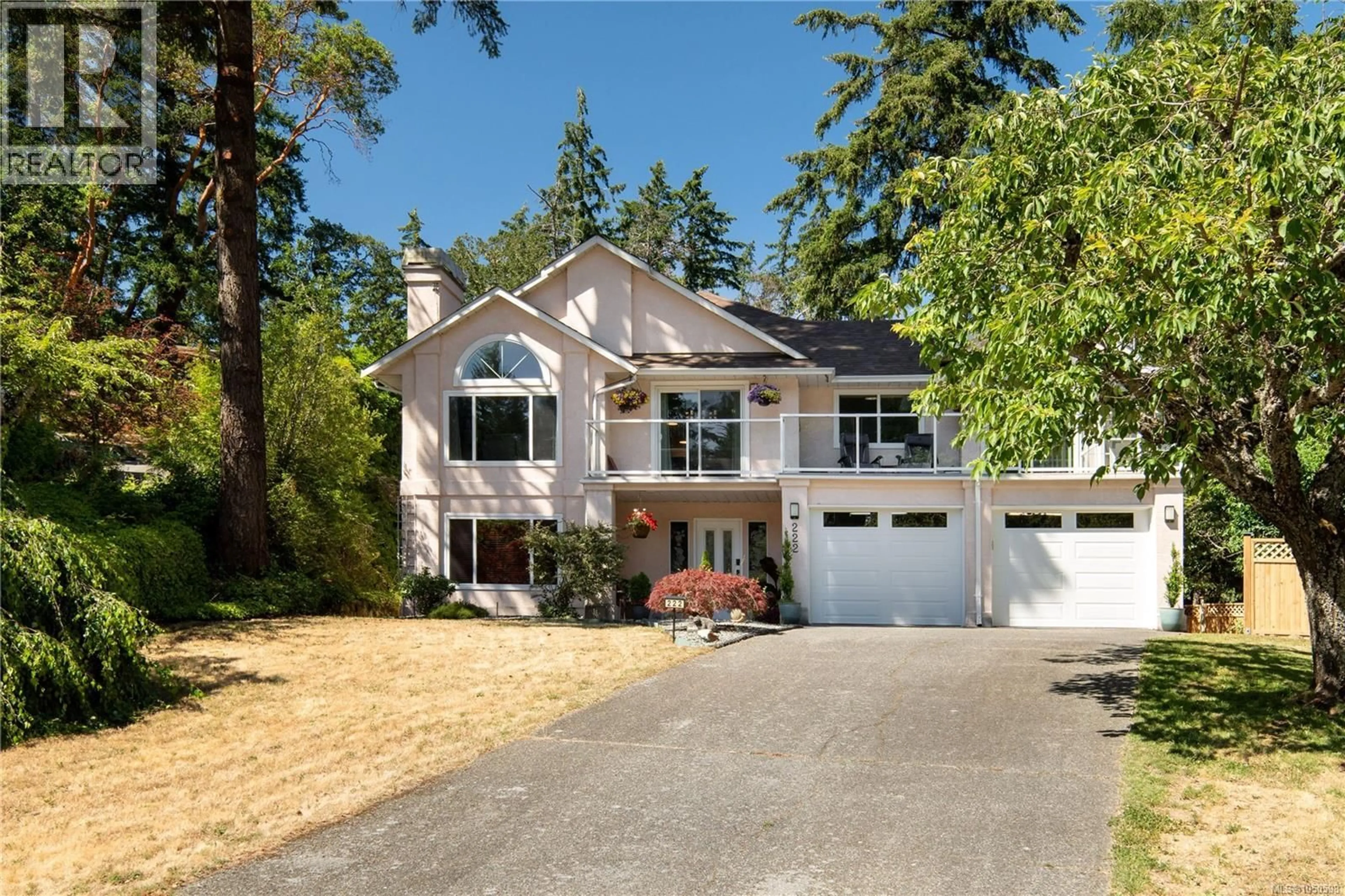 Home with vinyl exterior material, street for 222 ASHLEY PLACE, Langford British Columbia V9B5V5