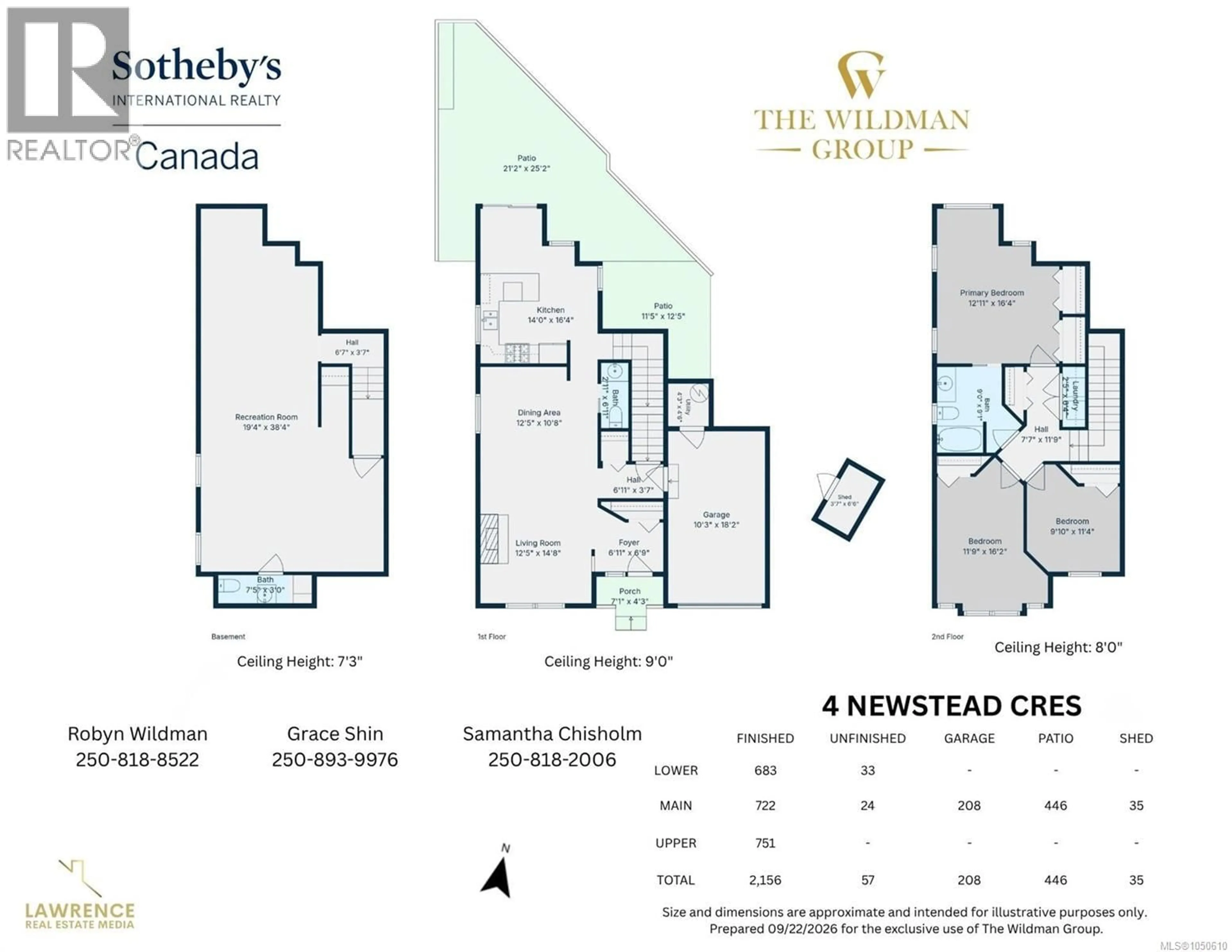 Floor plan for 4 NEWSTEAD CRESCENT, View Royal British Columbia V9B6L4