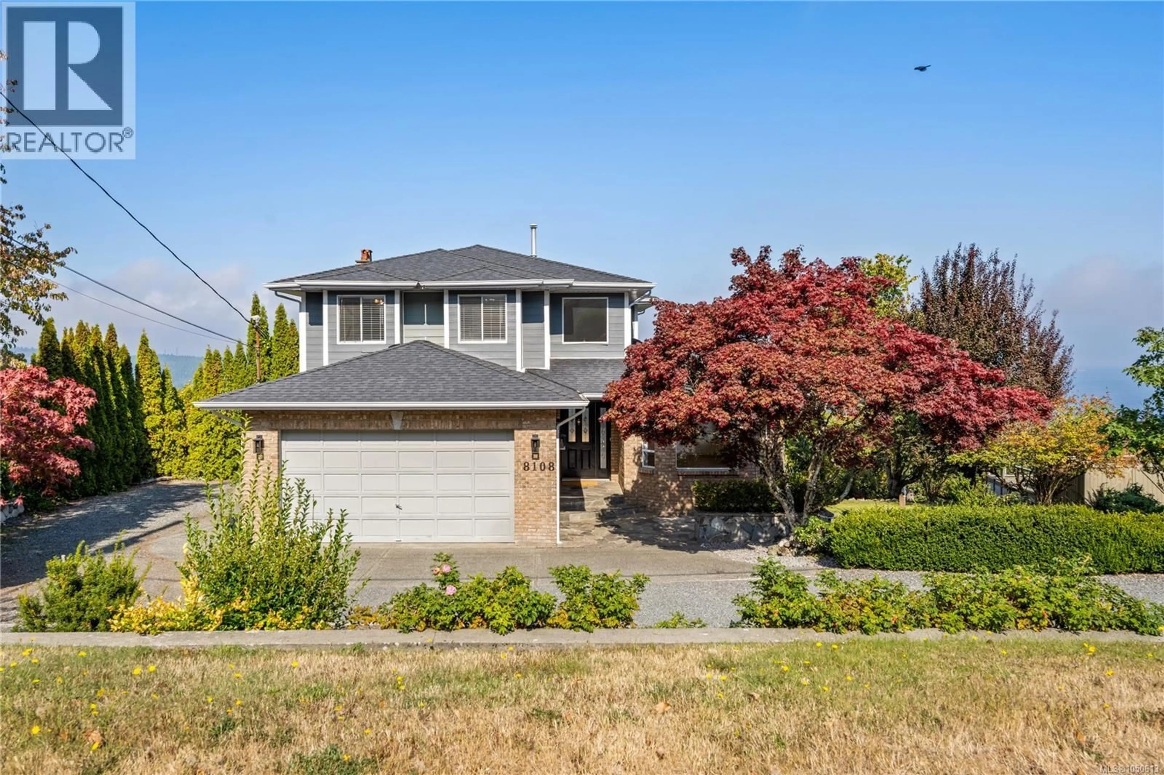 Home with vinyl exterior material, street for 8108 SOUTHWIND DRIVE, Lantzville British Columbia V0R2H0