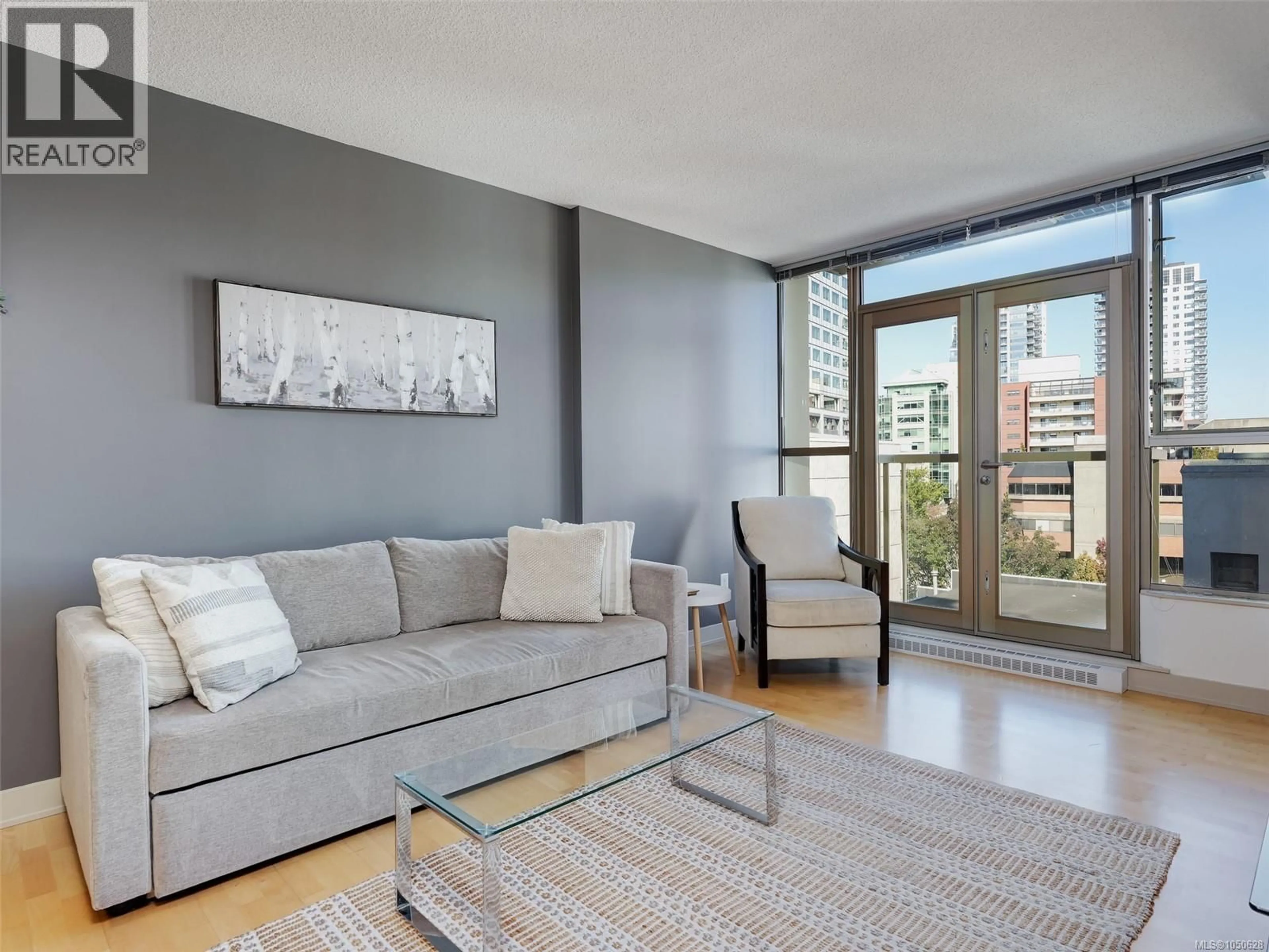 Living room with furniture, unknown for 505 - 760 JOHNSON STREET, Victoria British Columbia V8W0A4