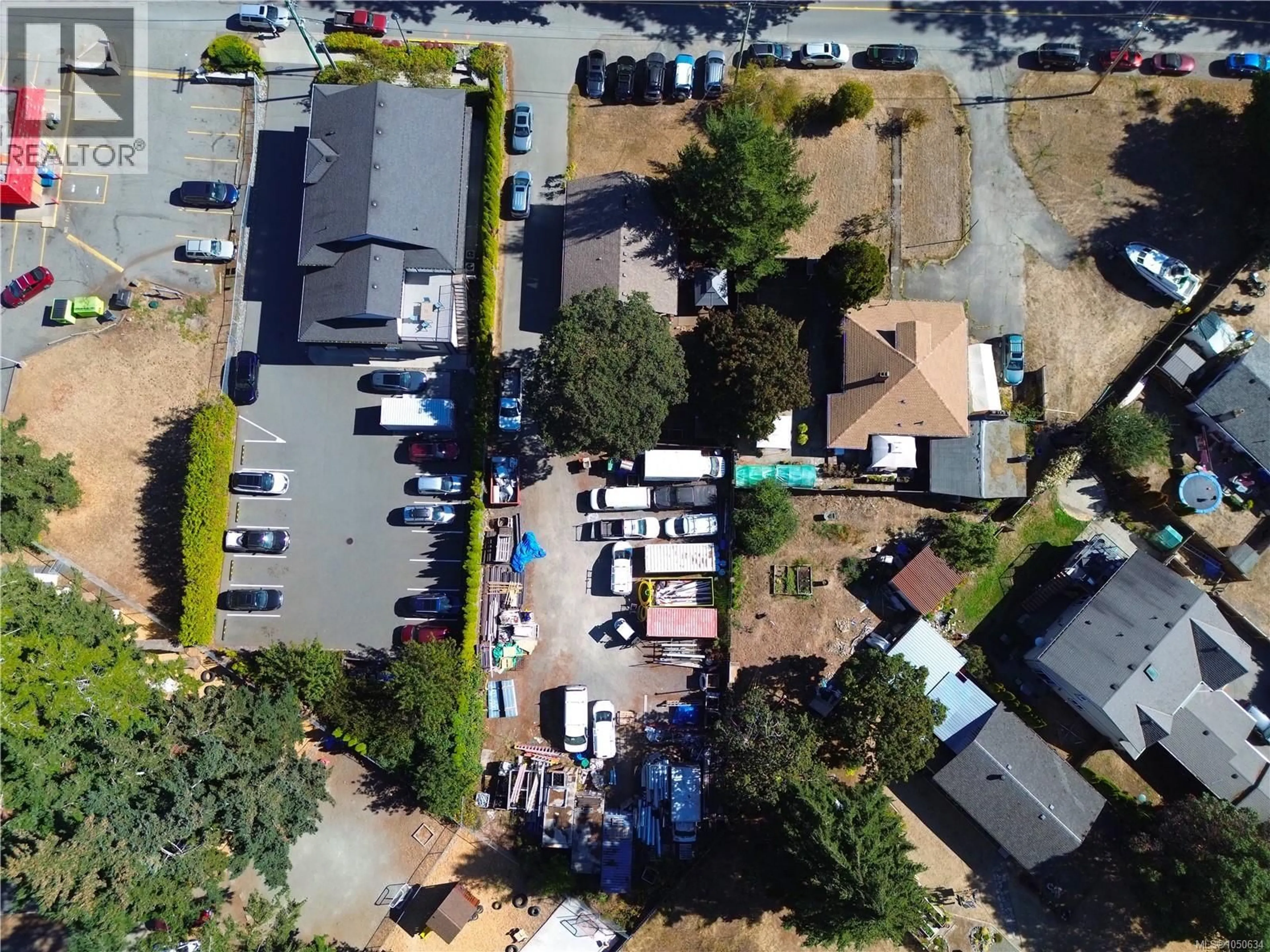 A pic from outside/outdoor area/front of a property/back of a property/a pic from drone, street for 589 LEDSHAM ROAD, Colwood British Columbia V9C1J9