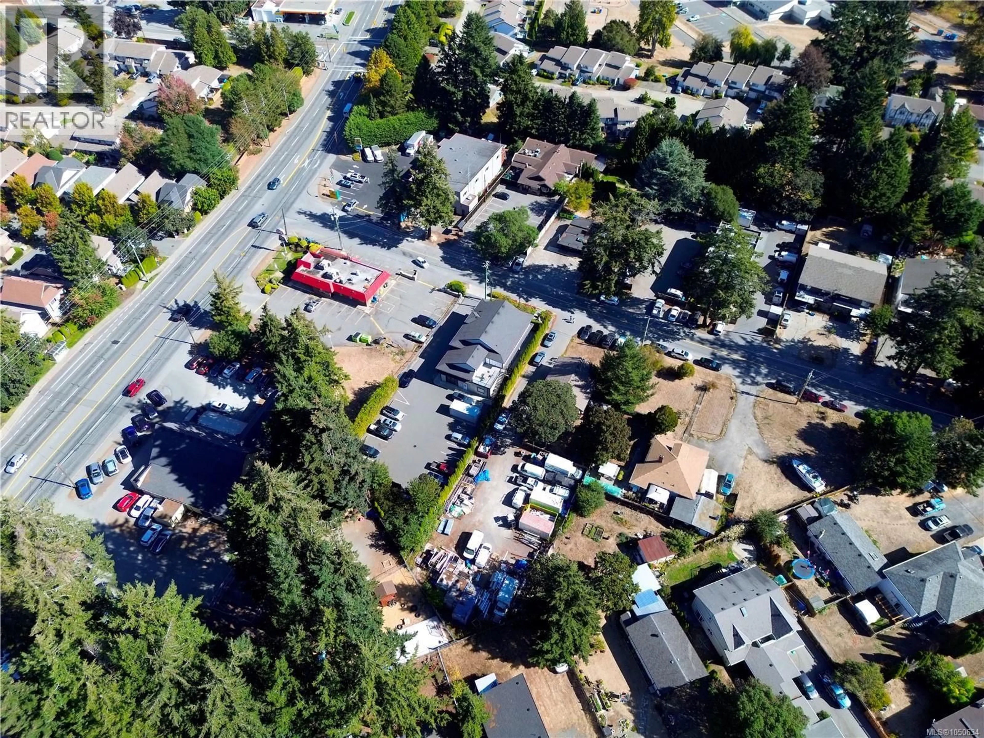 A pic from outside/outdoor area/front of a property/back of a property/a pic from drone, street for 589 LEDSHAM ROAD, Colwood British Columbia V9C1J9