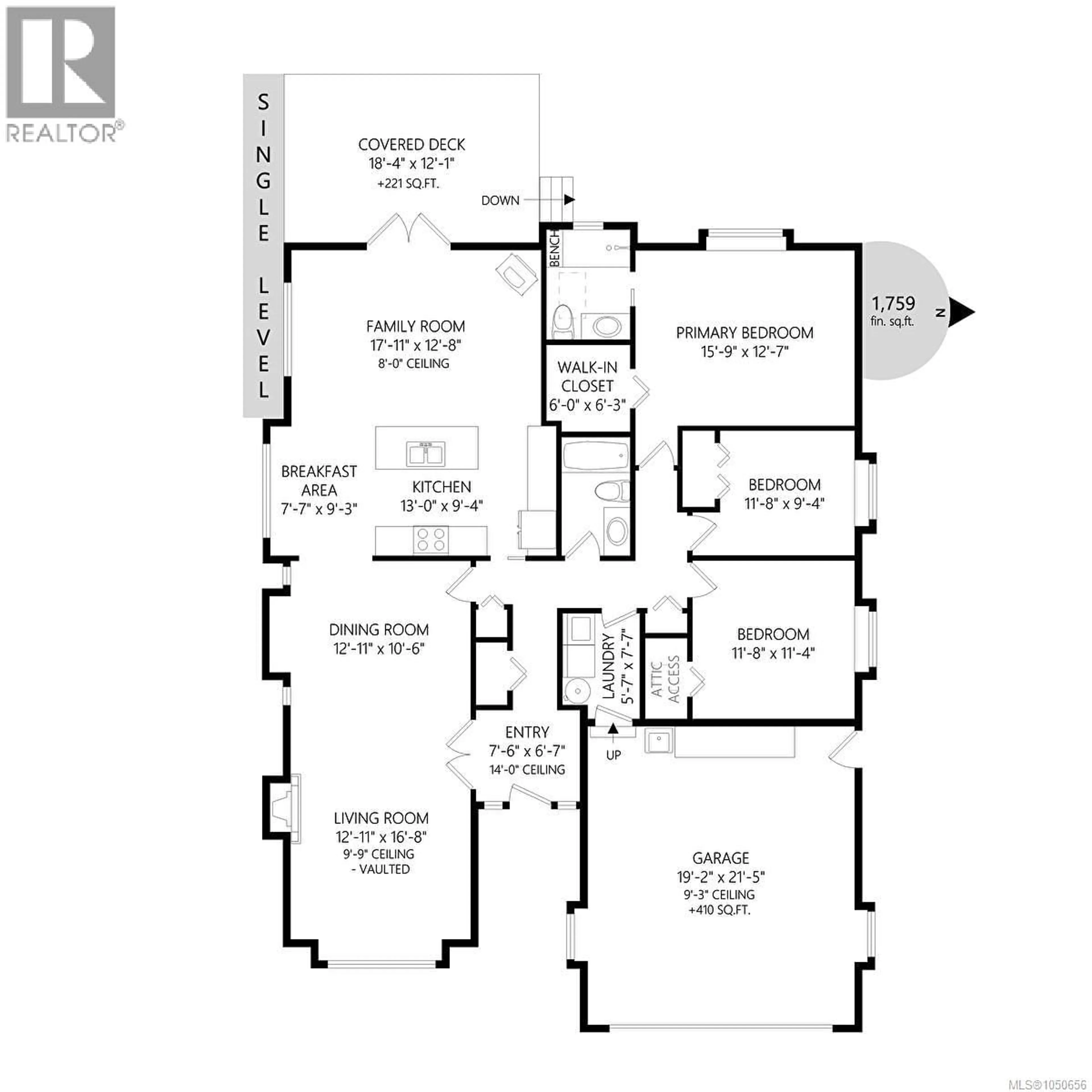 Floor plan for 6664 BUENA VISTA ROAD, Central Saanich British Columbia V8Z5W7