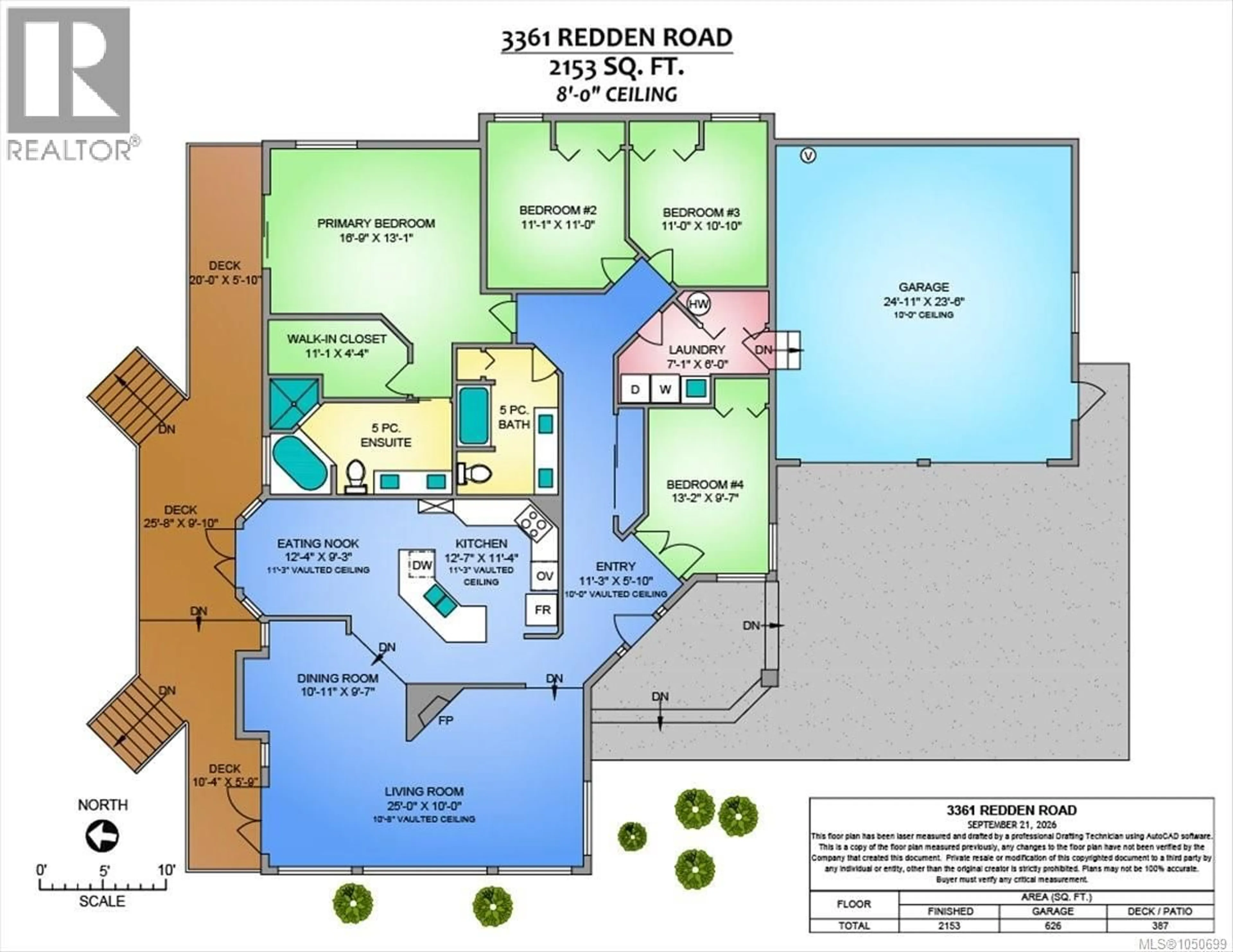Floor plan for 3361 REDDEN ROAD, Nanoose Bay British Columbia V9P9H4