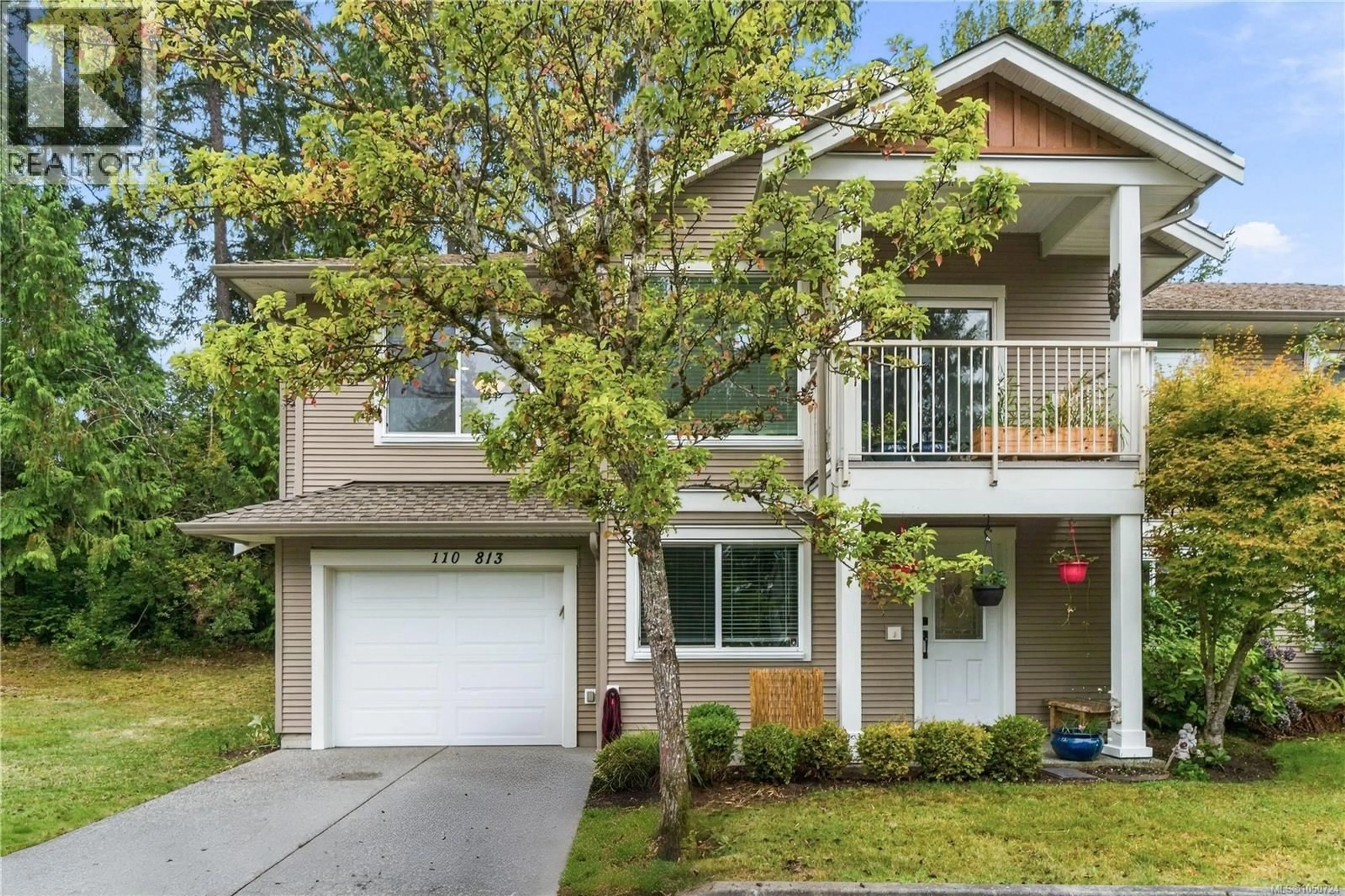 Home with vinyl exterior material, street for 110 - 813 OAKHILLS VISTA, Nanaimo British Columbia V9R0A3