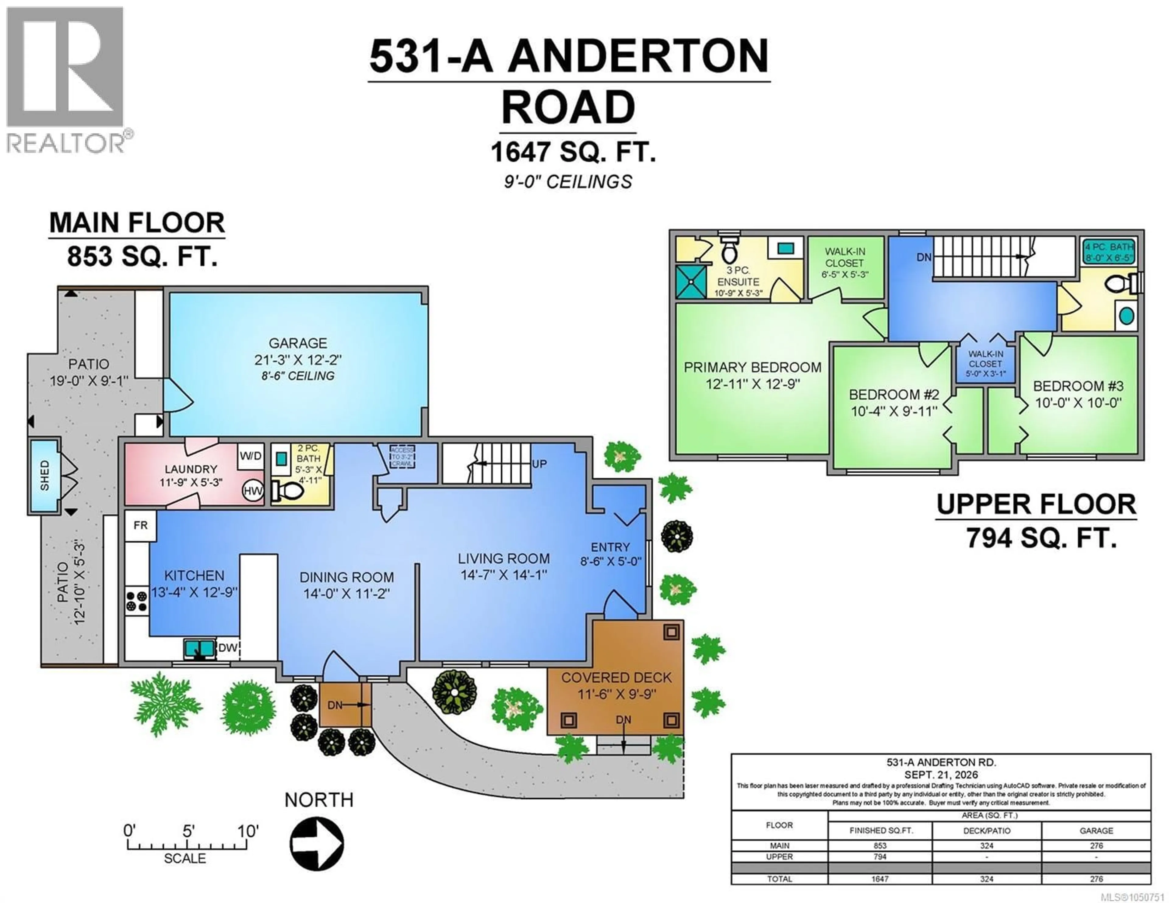 Floor plan for A - 531 ANDERTON ROAD, Comox British Columbia V9M2J1