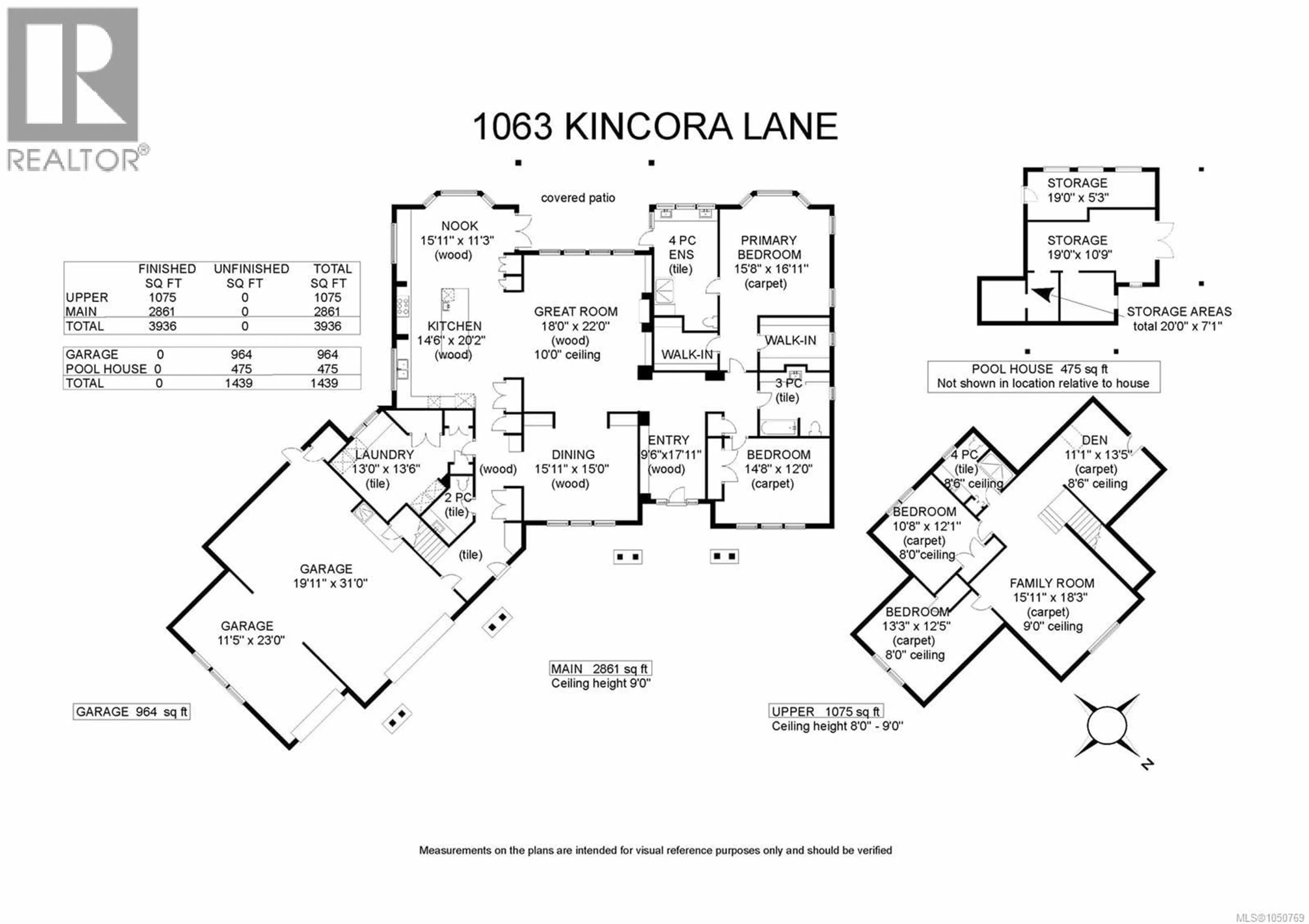Floor plan for 1063 KINCORA LANE, Comox British Columbia V9M4C5