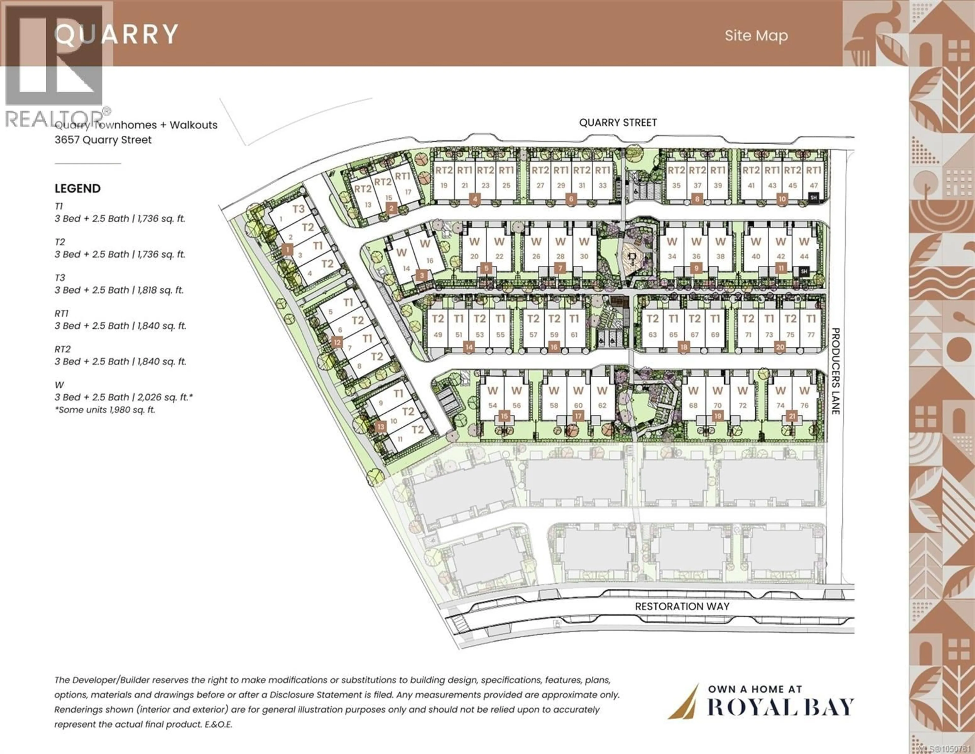 Floor plan for 75 - 3657 QUARRY STREET, Colwood British Columbia V9C0R9