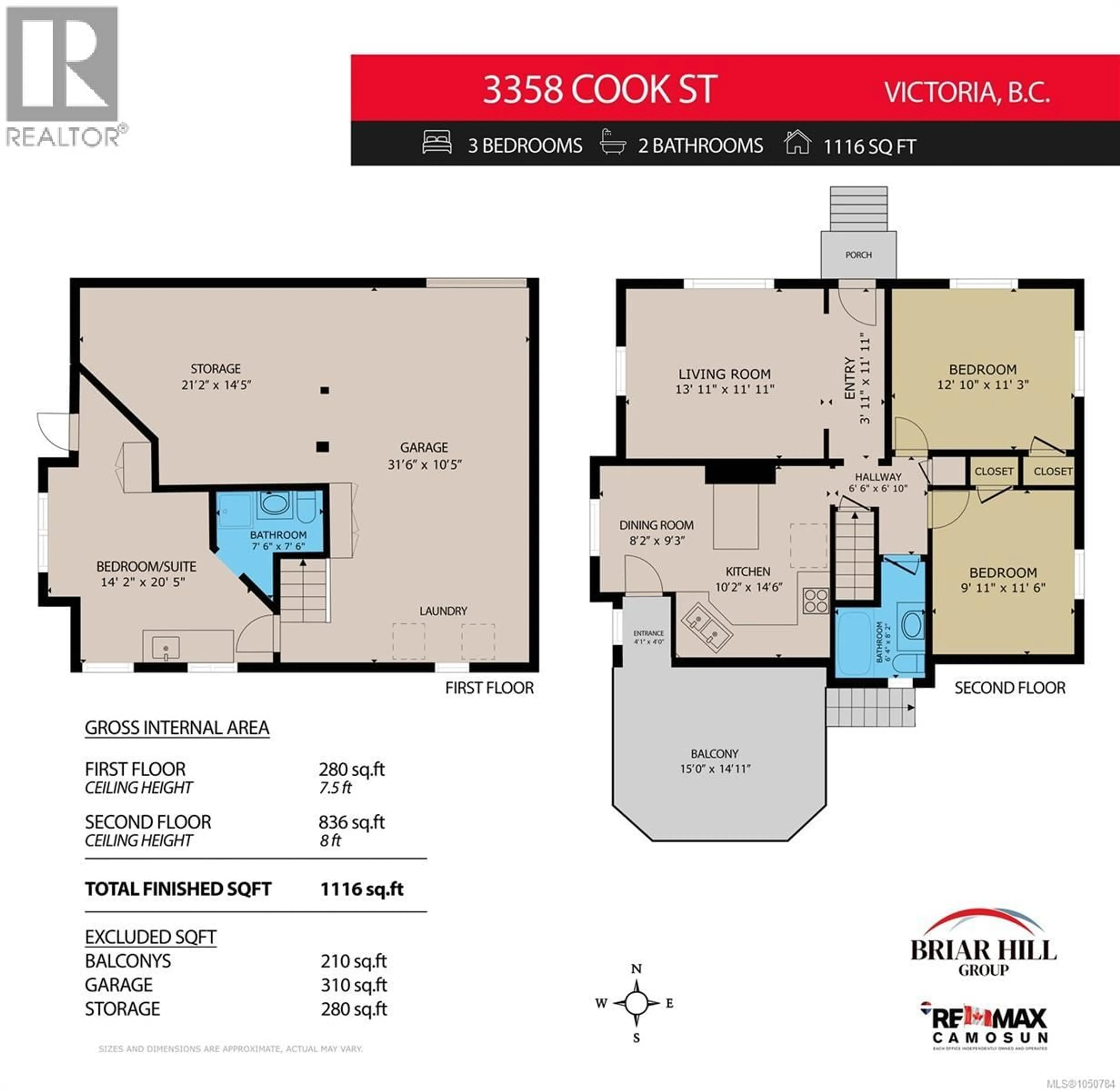 Floor plan for 3358 COOK STREET, Saanich British Columbia V8X1A8