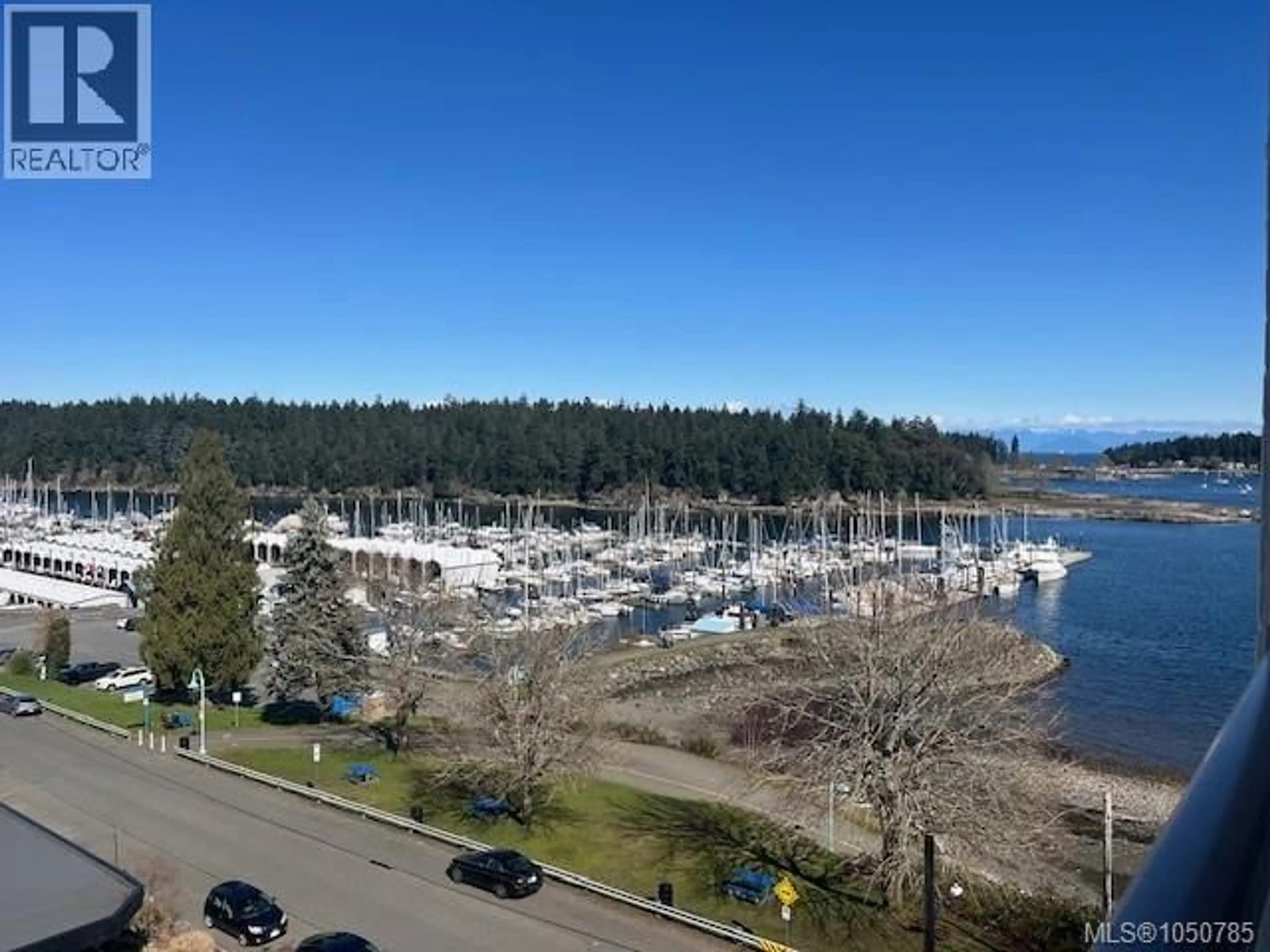 A pic from outside/outdoor area/front of a property/back of a property/a pic from drone, water/lake/river/ocean view for 704 - 33 MT. BENSON STREET, Nanaimo British Columbia V9S5L2