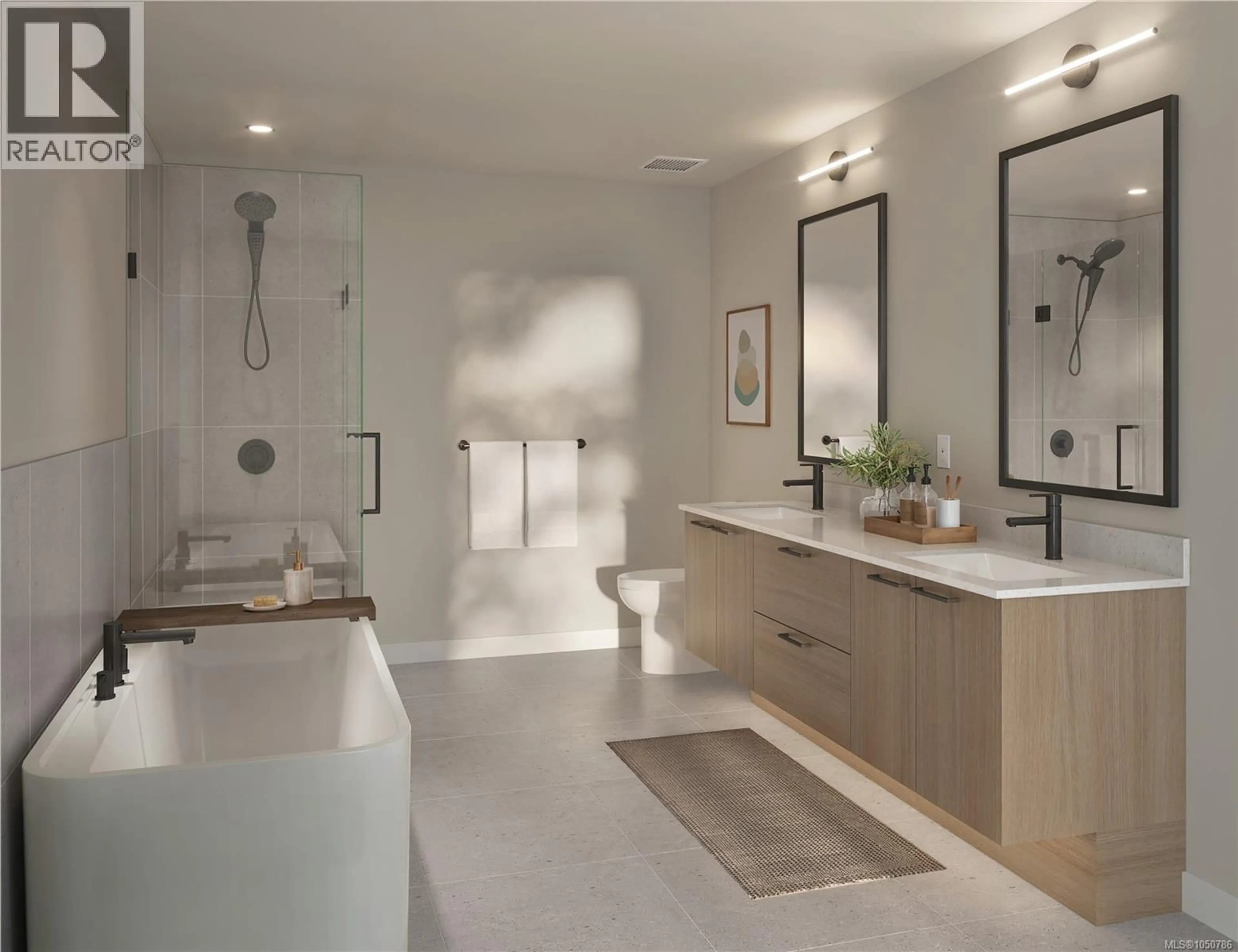 Contemporary bathroom, ceramic/tile floor for 42 - 3657 QUARRY STREET, Colwood British Columbia V9C0R9