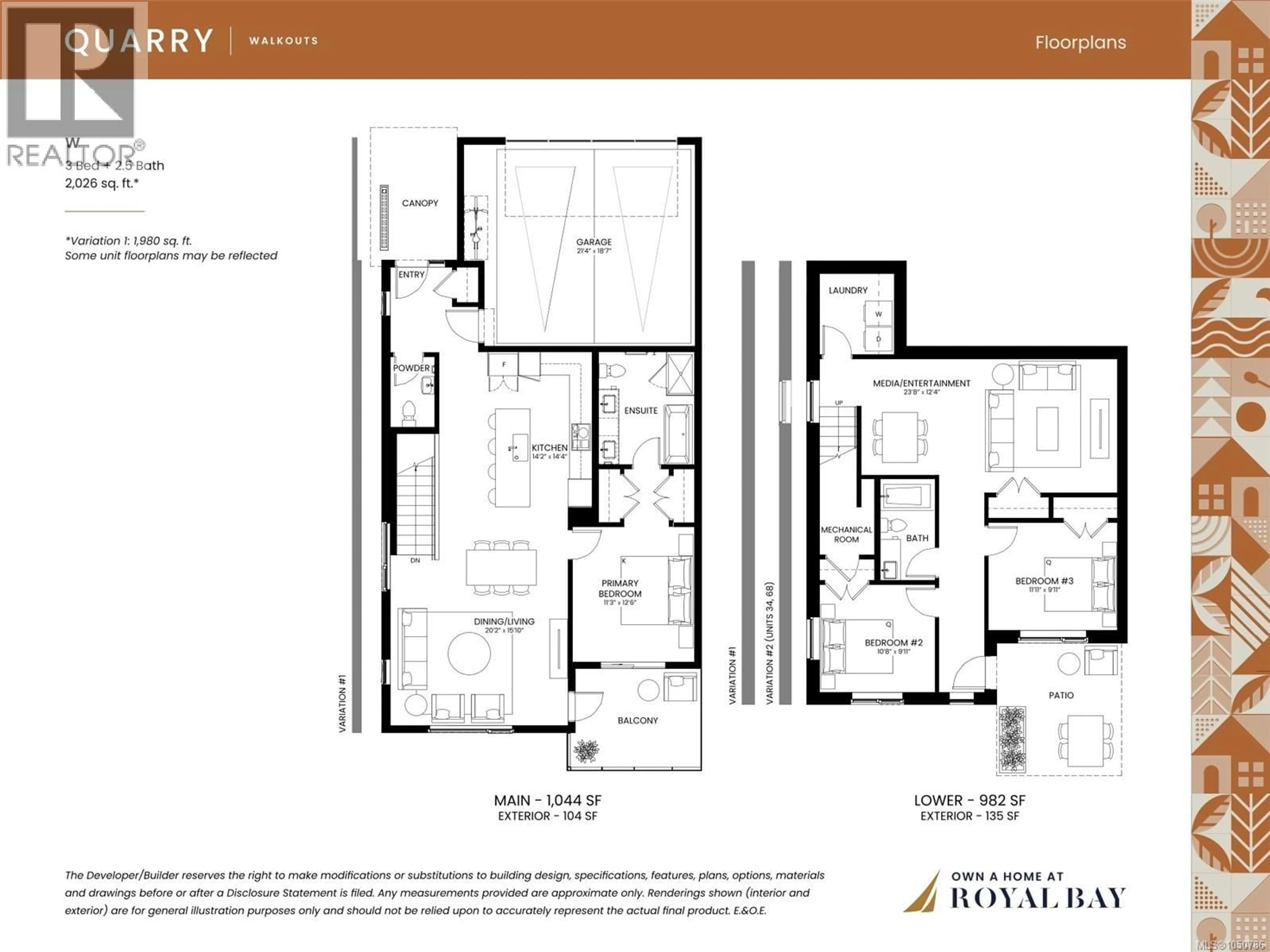 Floor plan for 42 - 3657 QUARRY STREET, Colwood British Columbia V9C0R9