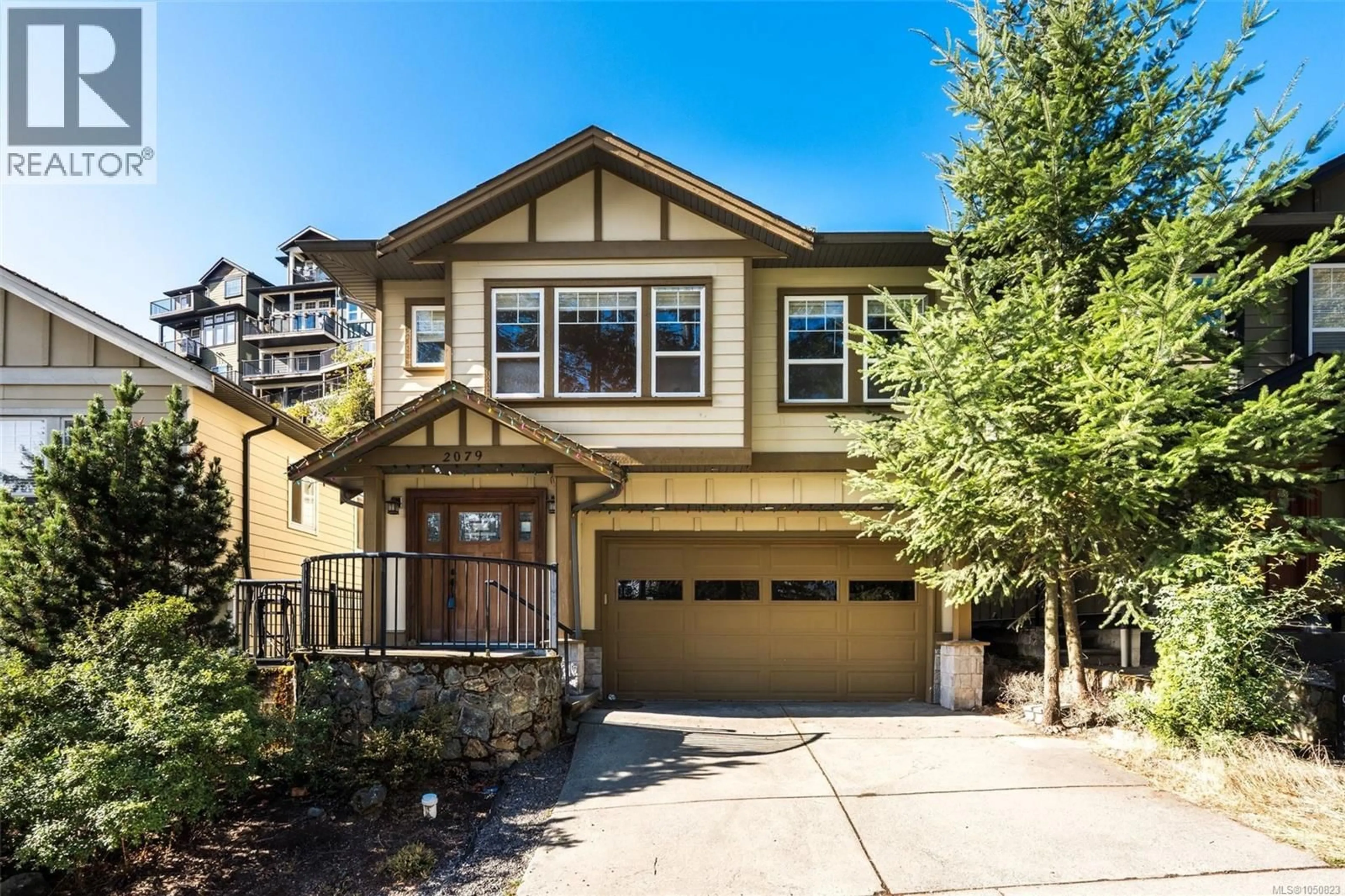 Home with vinyl exterior material, street for 2079 LONGSPUR DRIVE, Langford British Columbia V9B6W3