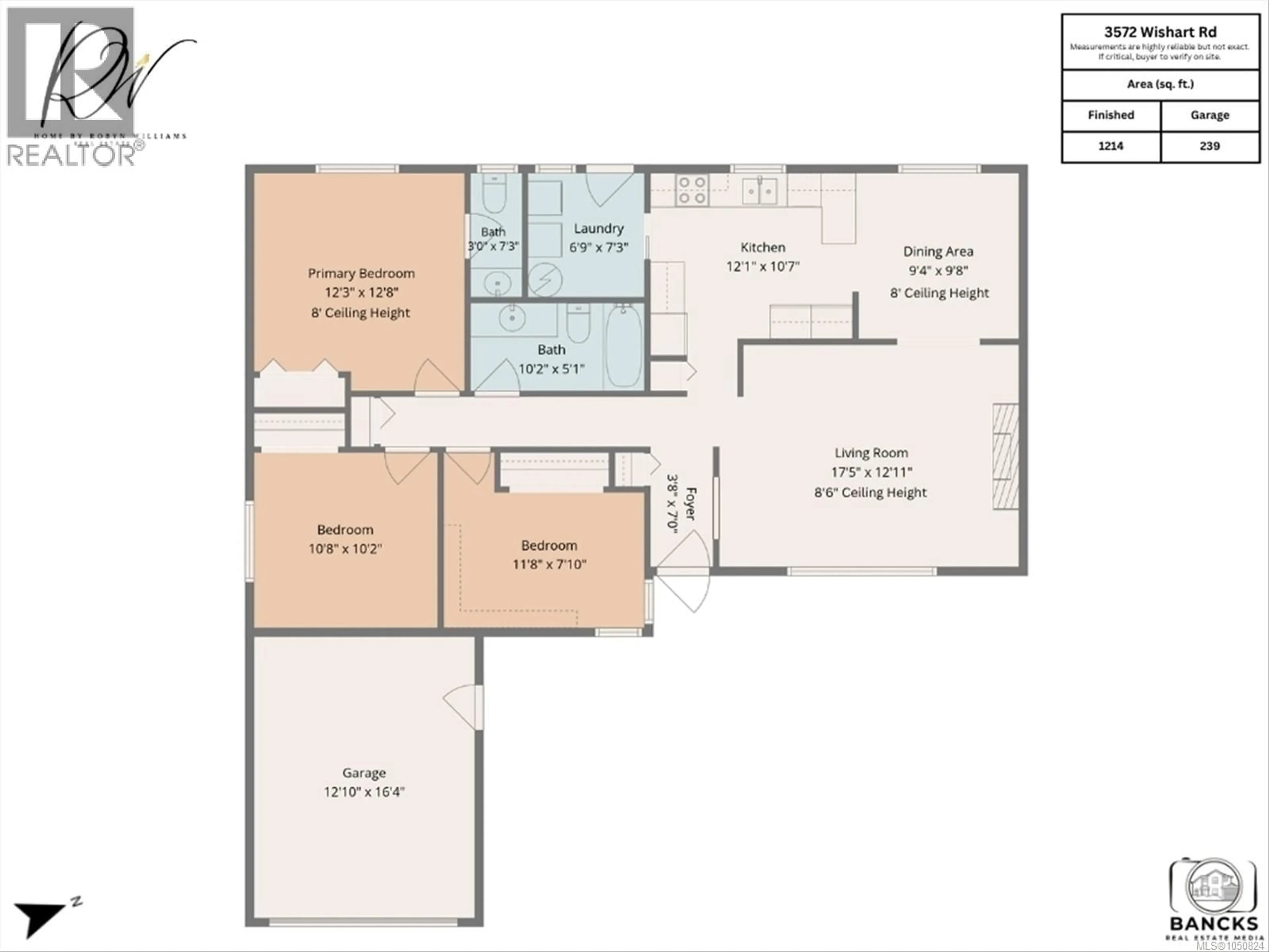 Floor plan for 3572 WISHART ROAD, Colwood British Columbia V9C3B4