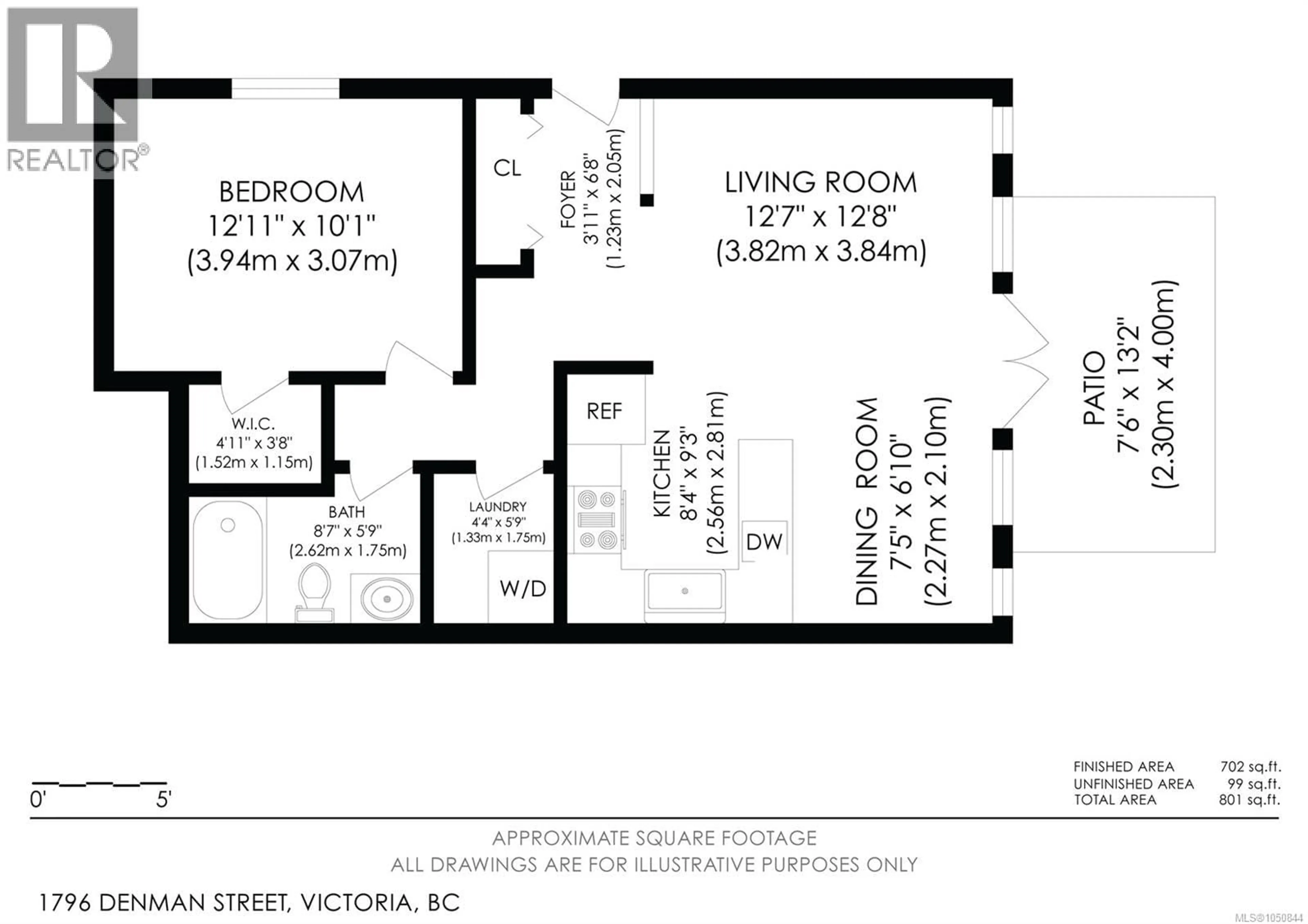 Floor plan for 1796 DENMAN STREET, Victoria British Columbia V8R1Y4