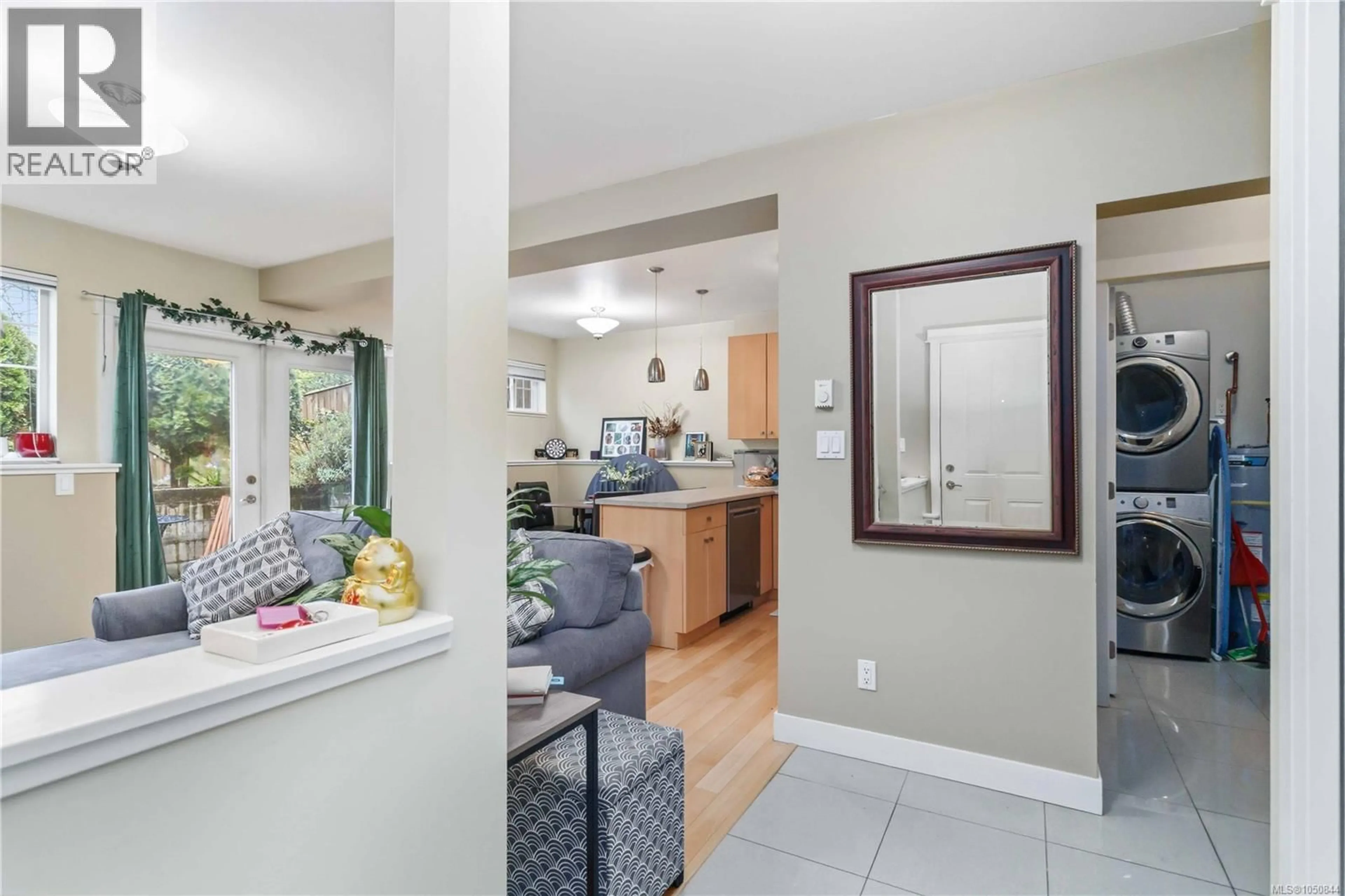 Open concept kitchen, ceramic/tile floor for 1796 DENMAN STREET, Victoria British Columbia V8R1Y4