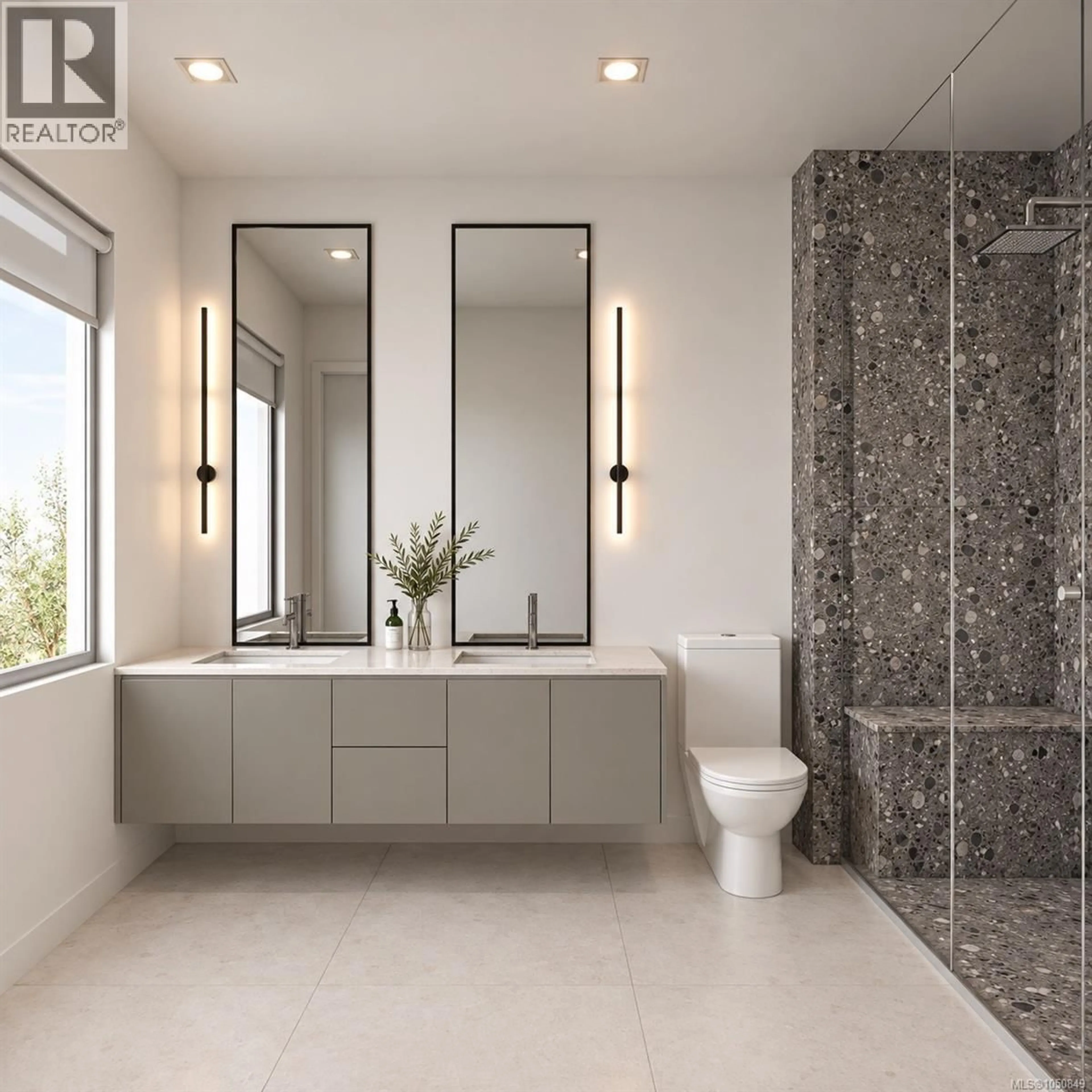 Contemporary bathroom, ceramic/tile floor for 4 - 2787 LAKEVIEW TERRACE, Langford British Columbia V9B6L6