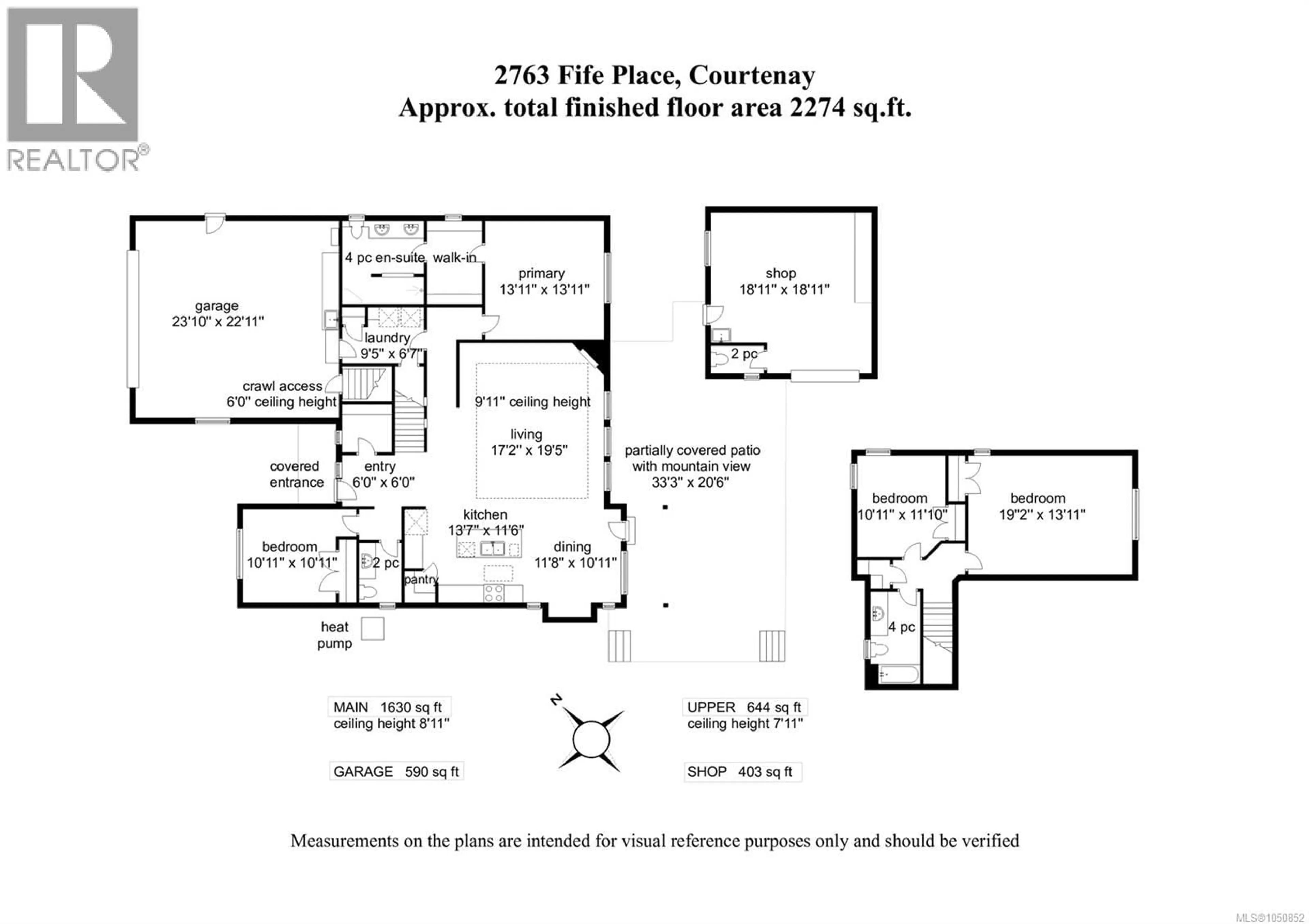 Floor plan for 2763 FIFE PLACE, Courtenay British Columbia V9N4A6