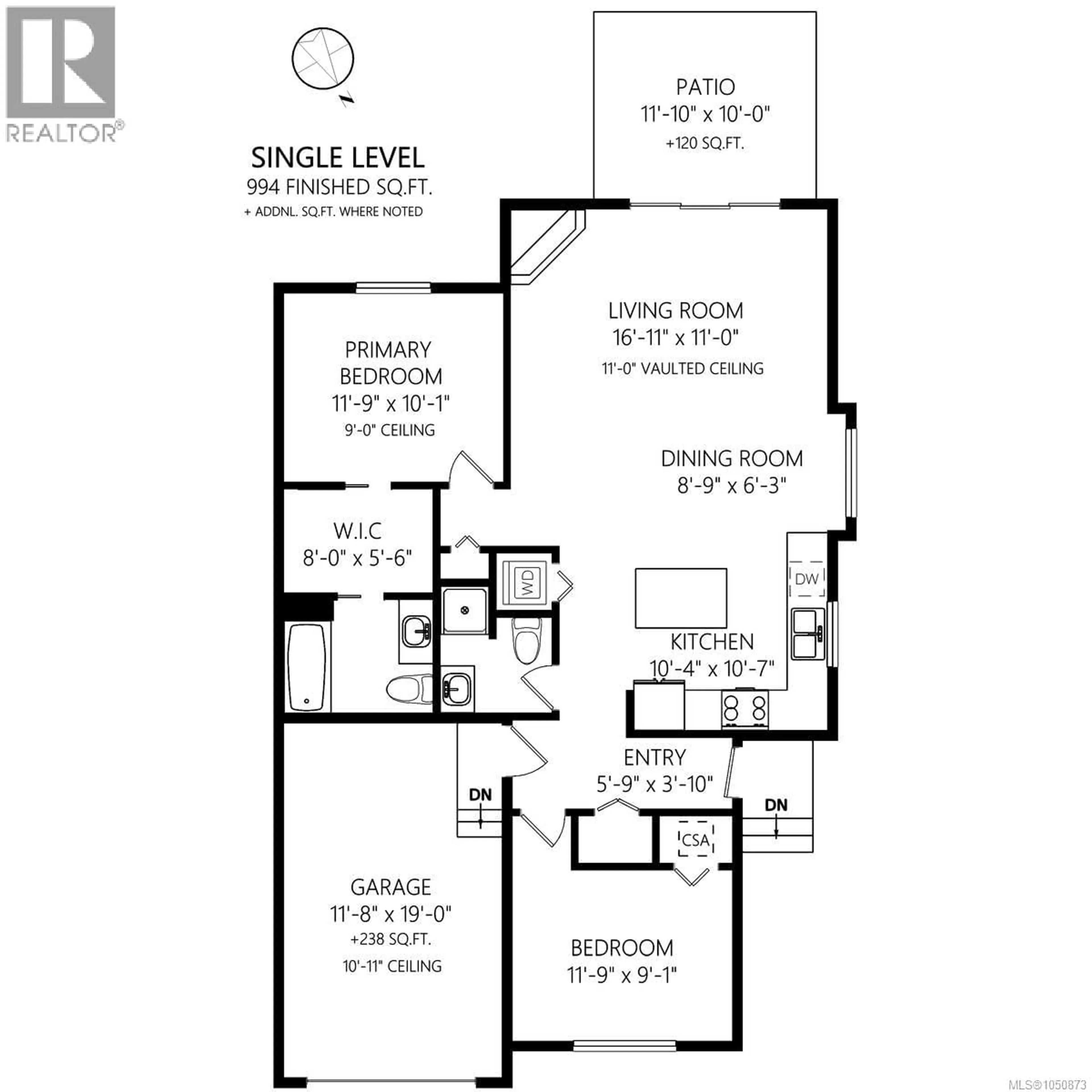 Floor plan for 18 - 3110 COOK STREET, Chemainus British Columbia V0R1K2
