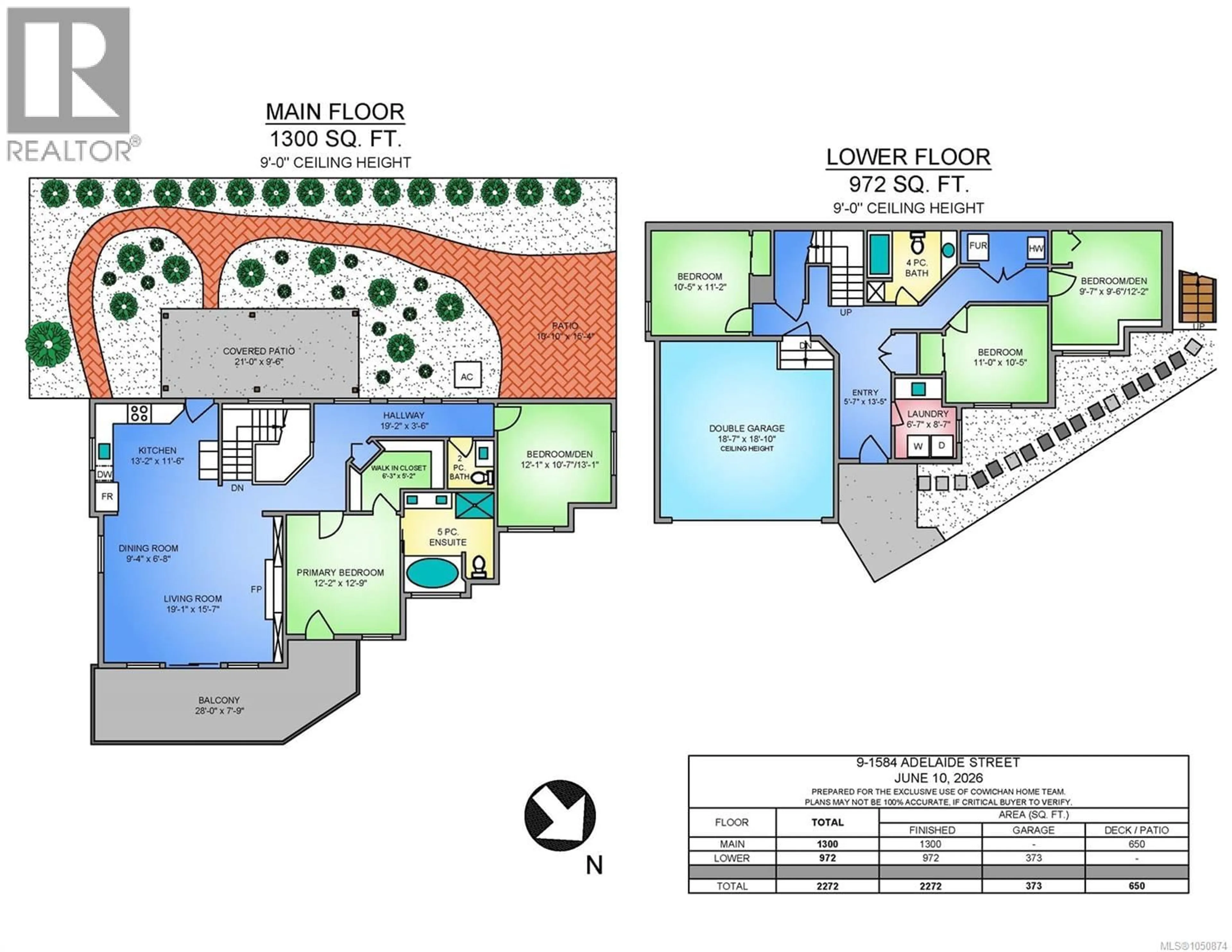 Floor plan for 9 - 1584 ADELAIDE STREET, Crofton British Columbia V0R1R0