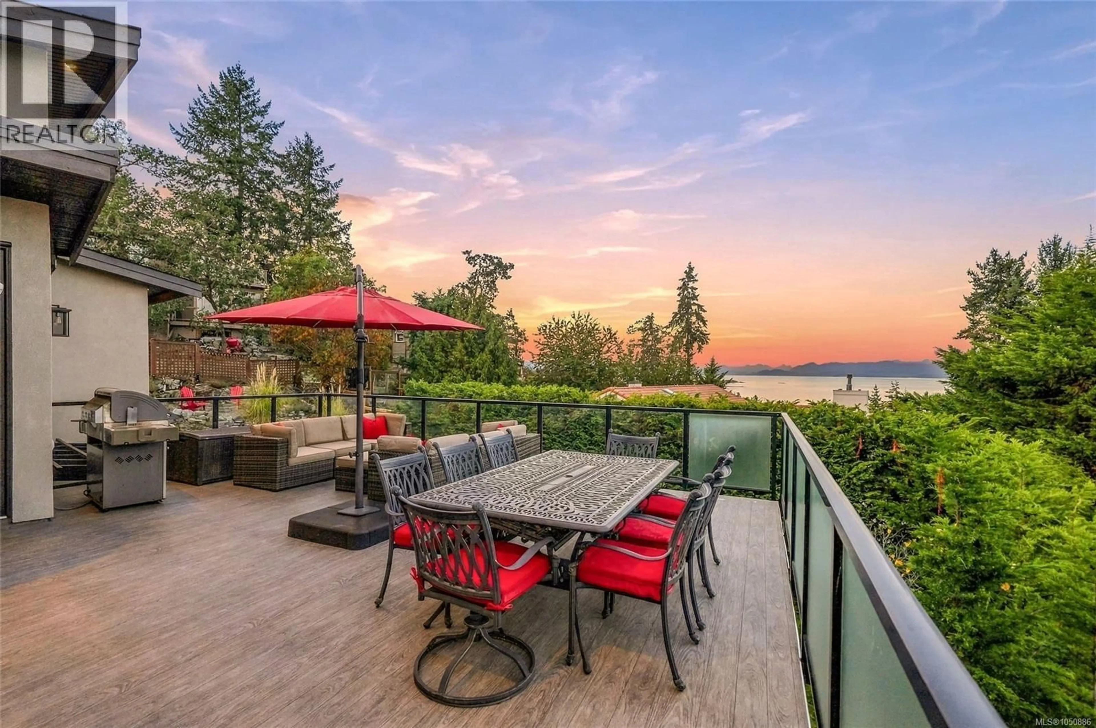 Patio, water/lake/river/ocean view for 3495 SIMMONS PLACE, Nanoose Bay British Columbia V9P9J8