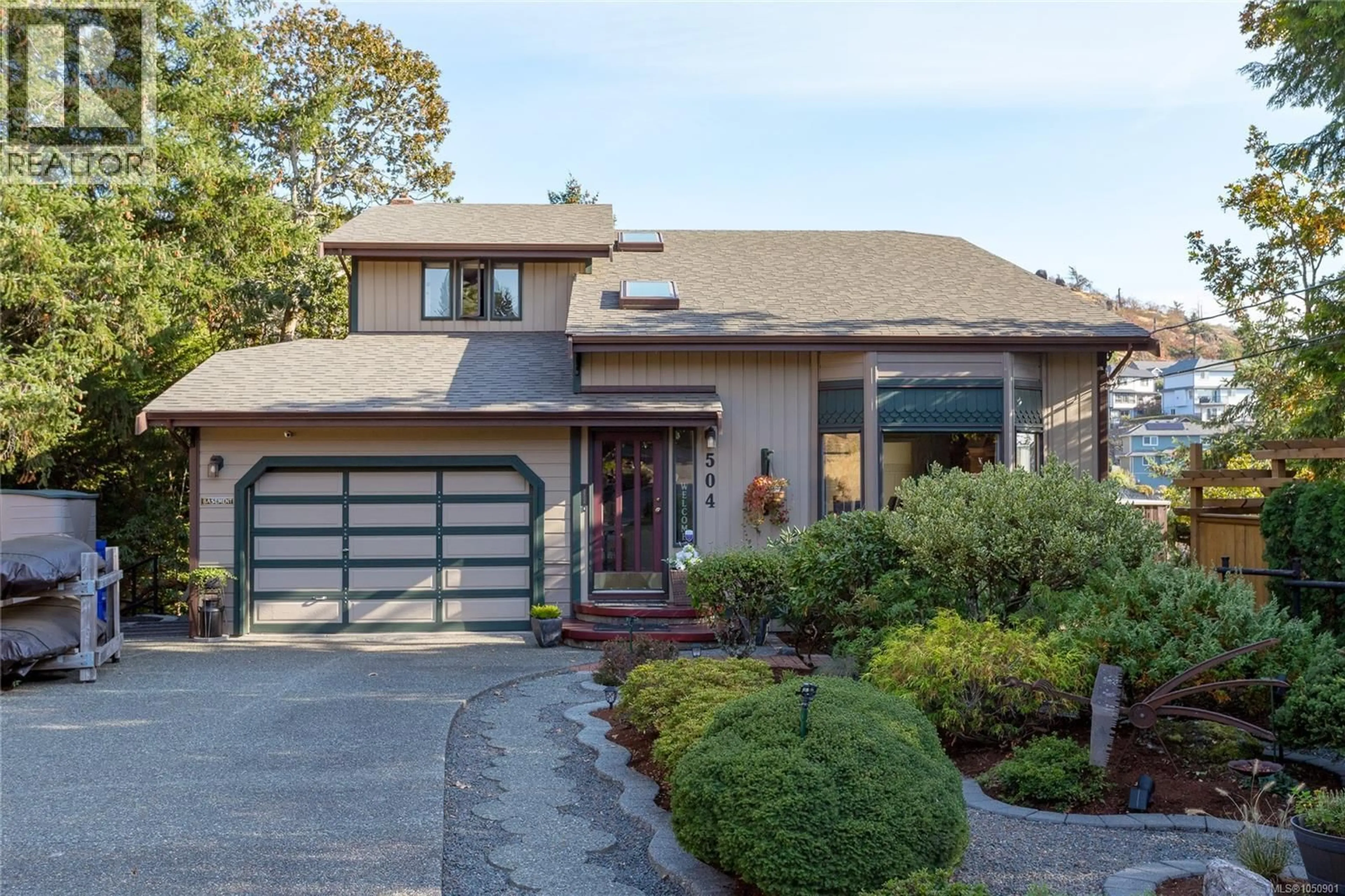 Home with brick exterior material, street for 504 LANGVISTA DRIVE, Langford British Columbia V9B5N3