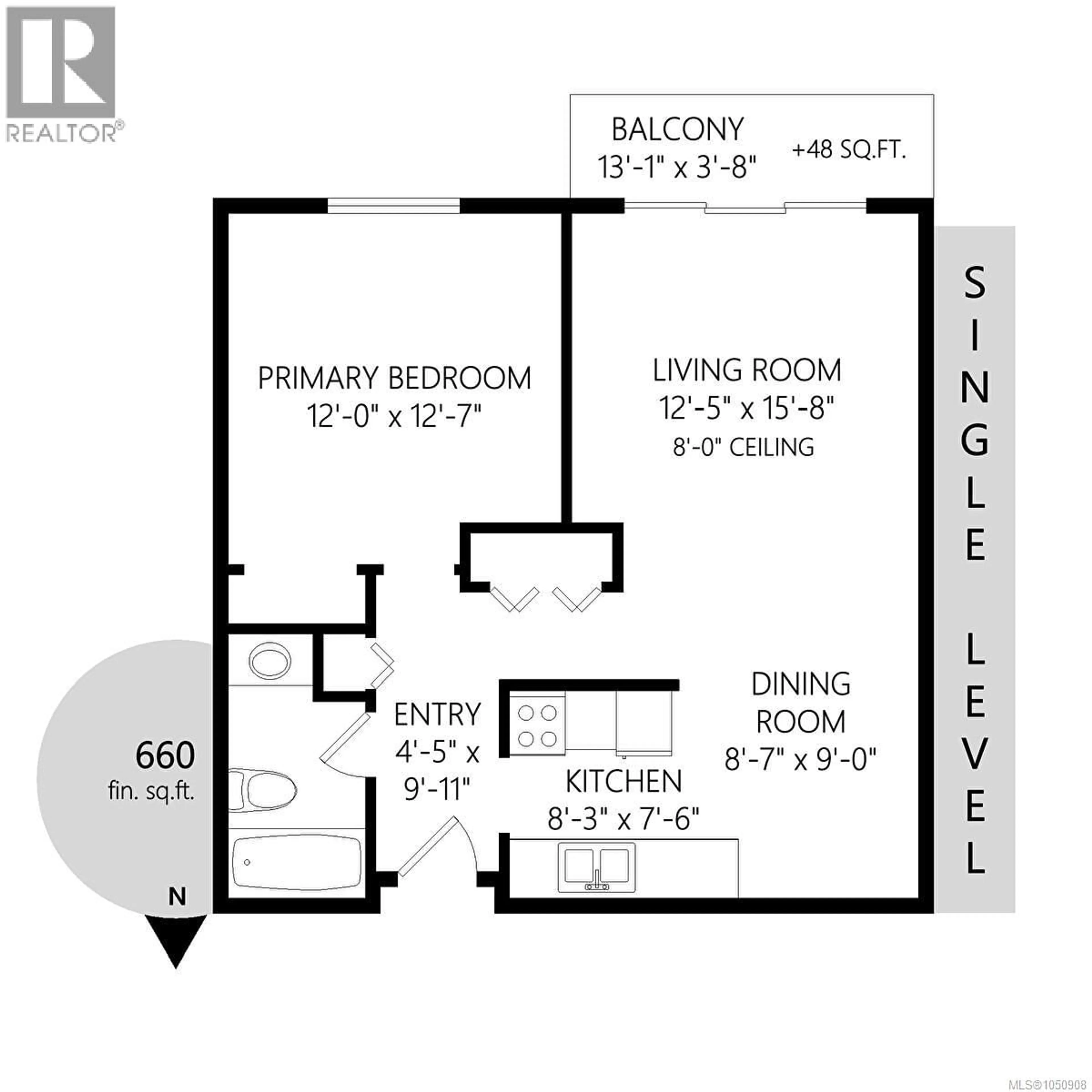 Floor plan for 207 - 380 BRAE ROAD, Duncan British Columbia V9L3T8