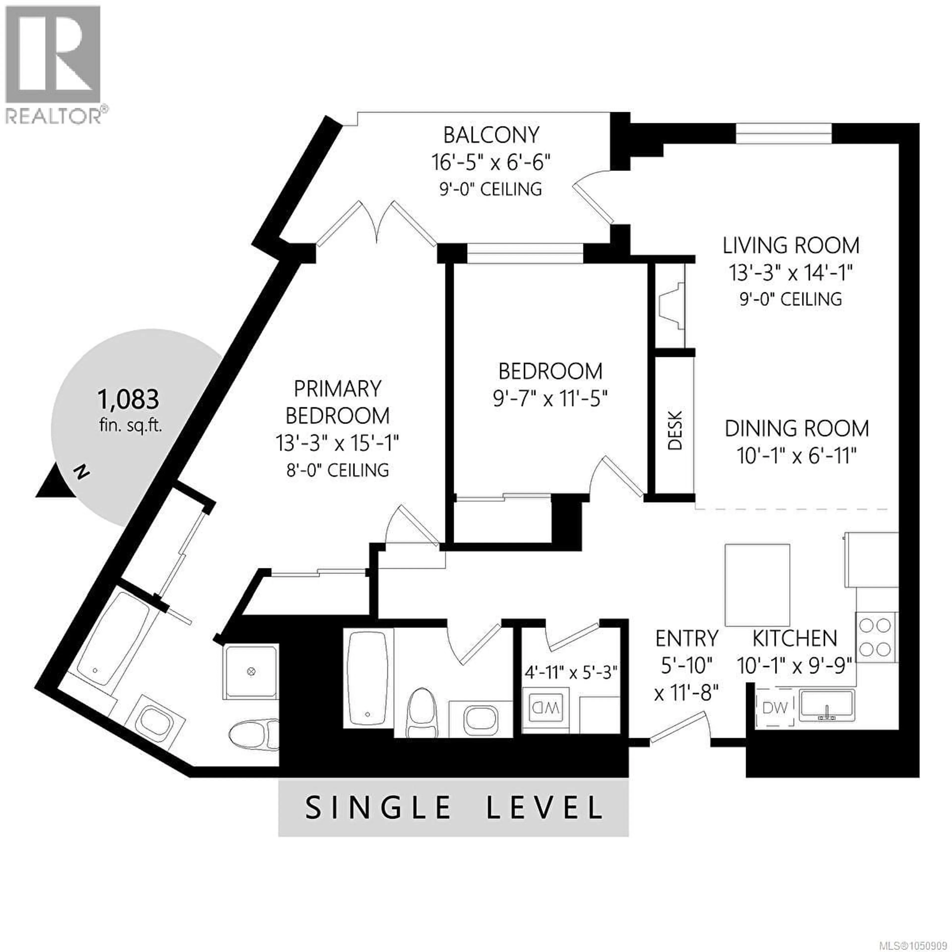 Floor plan for 610 - 1400 LYNBURNE PLACE, Langford British Columbia V9B0A4