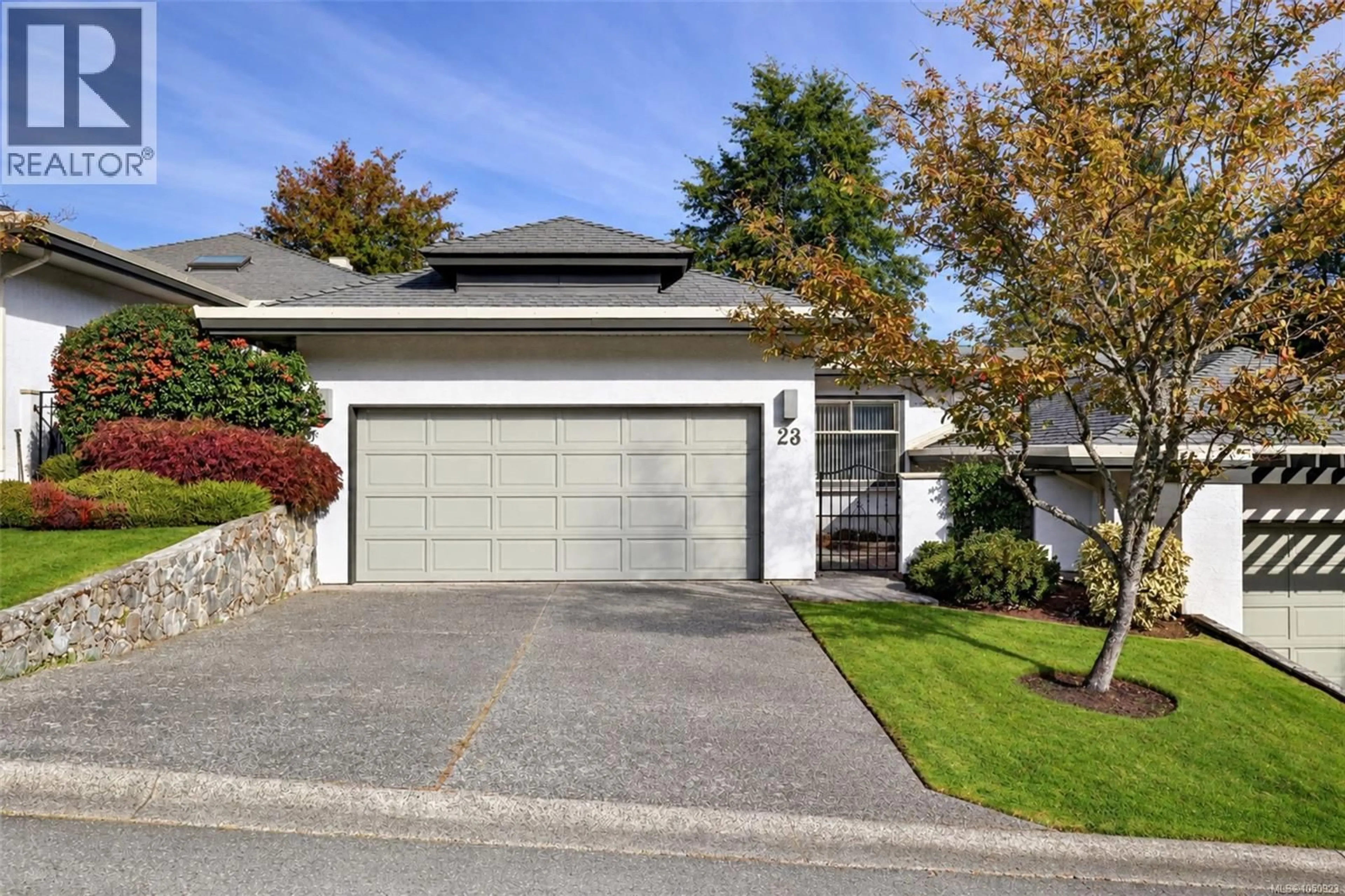 Home with vinyl exterior material, street for 23 - 4360 EMILY CARR DRIVE, Saanich British Columbia V8X4Y4