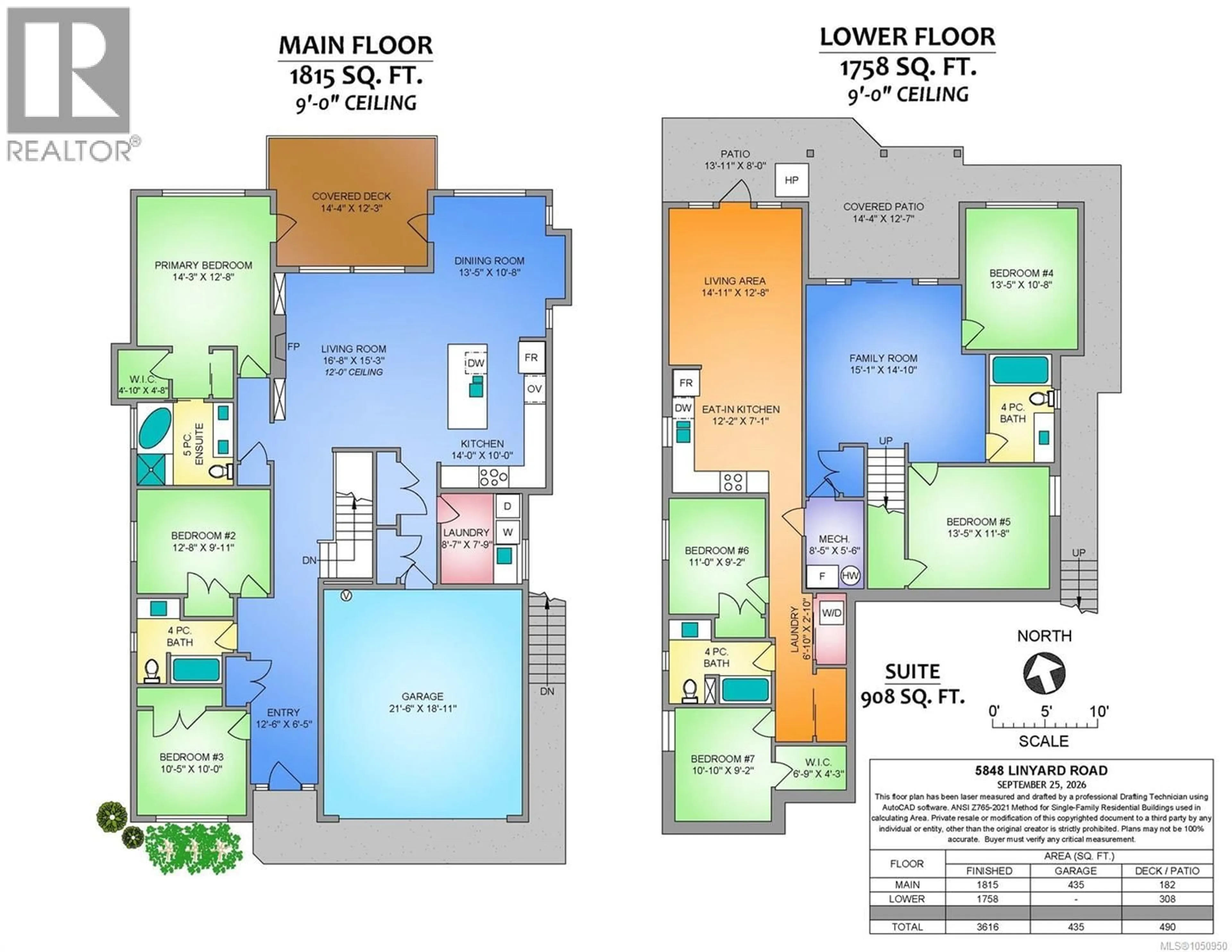 Floor plan for 5848 LINYARD ROAD, Nanaimo British Columbia V9T0G6
