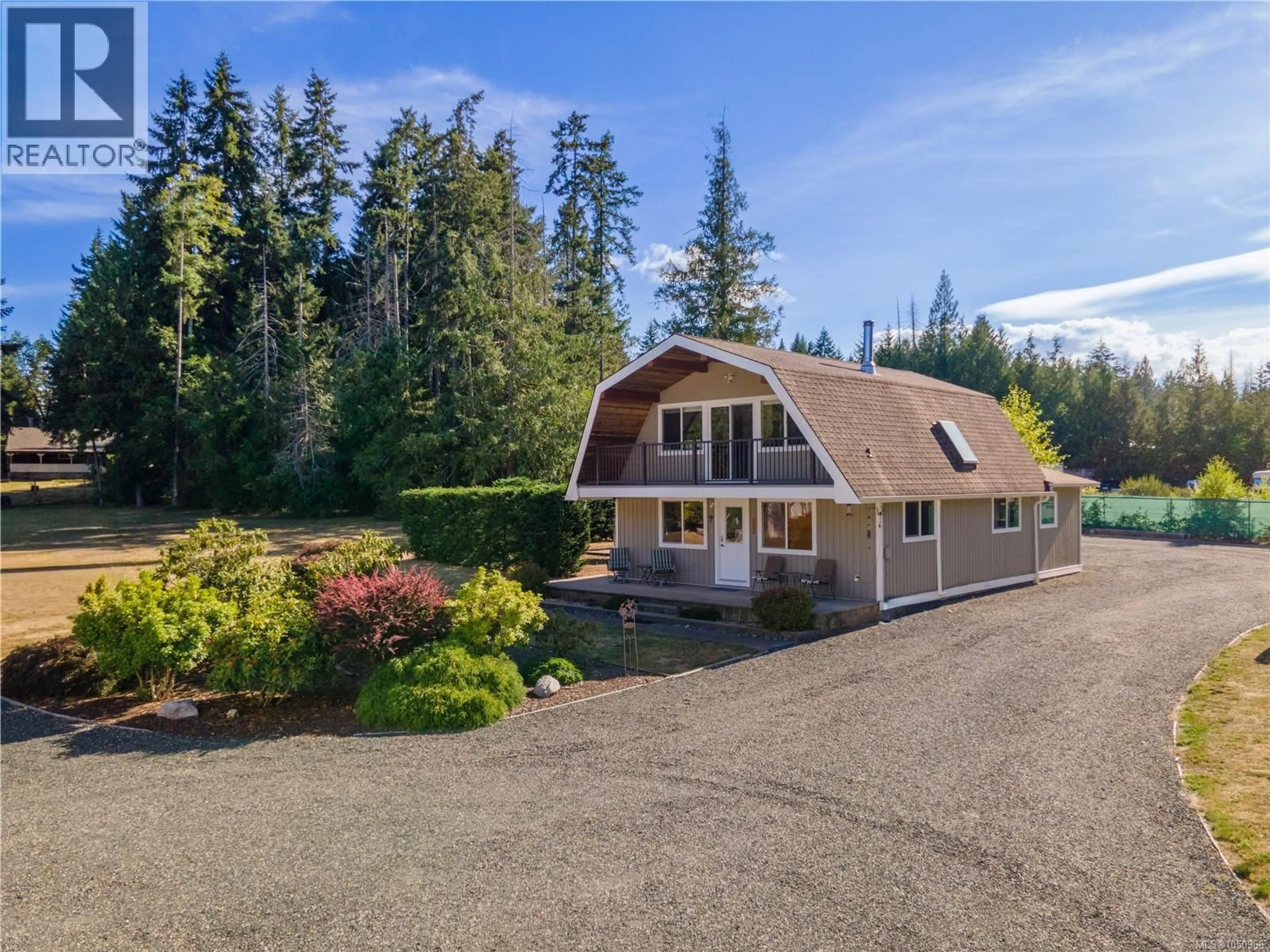 A pic from outside/outdoor area/front of a property/back of a property/a pic from drone, unknown for 1154 SMITHERS ROAD, Errington British Columbia V9P2C1