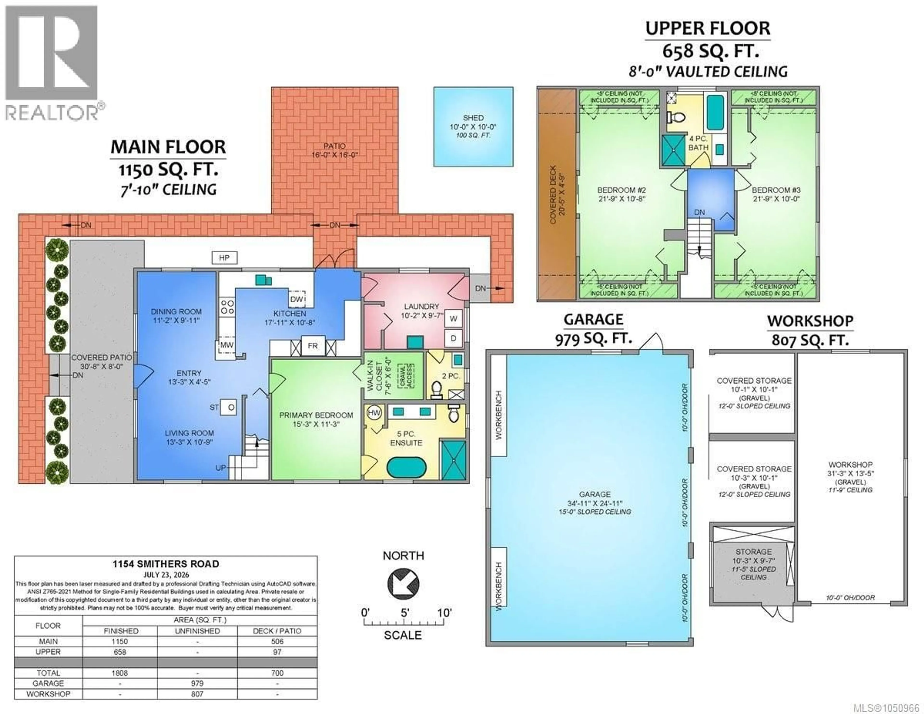 Floor plan for 1154 SMITHERS ROAD, Errington British Columbia V9P2C1