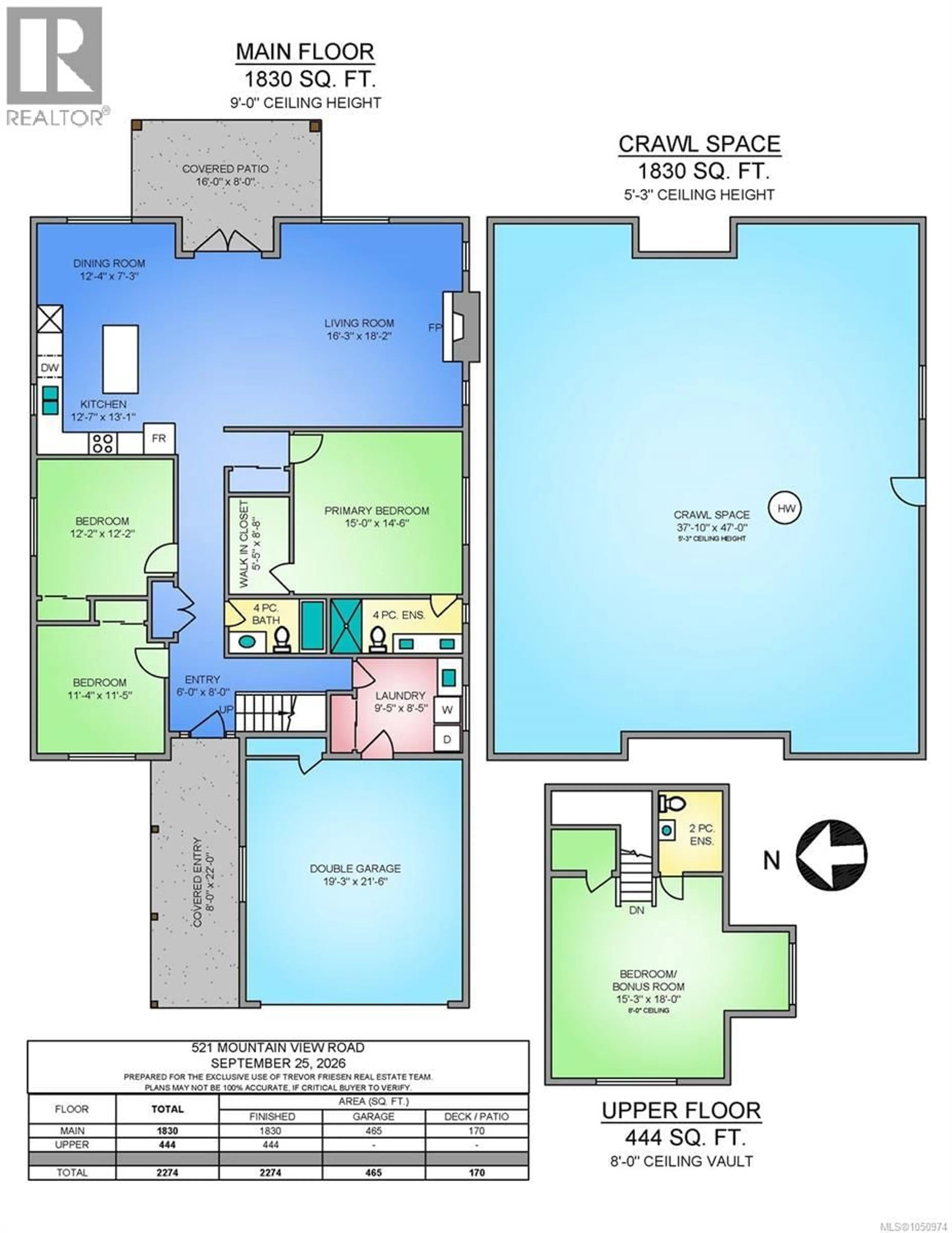 Floor plan for 521 MOUNTAIN VIEW DRIVE, Lake Cowichan British Columbia V0R2G1