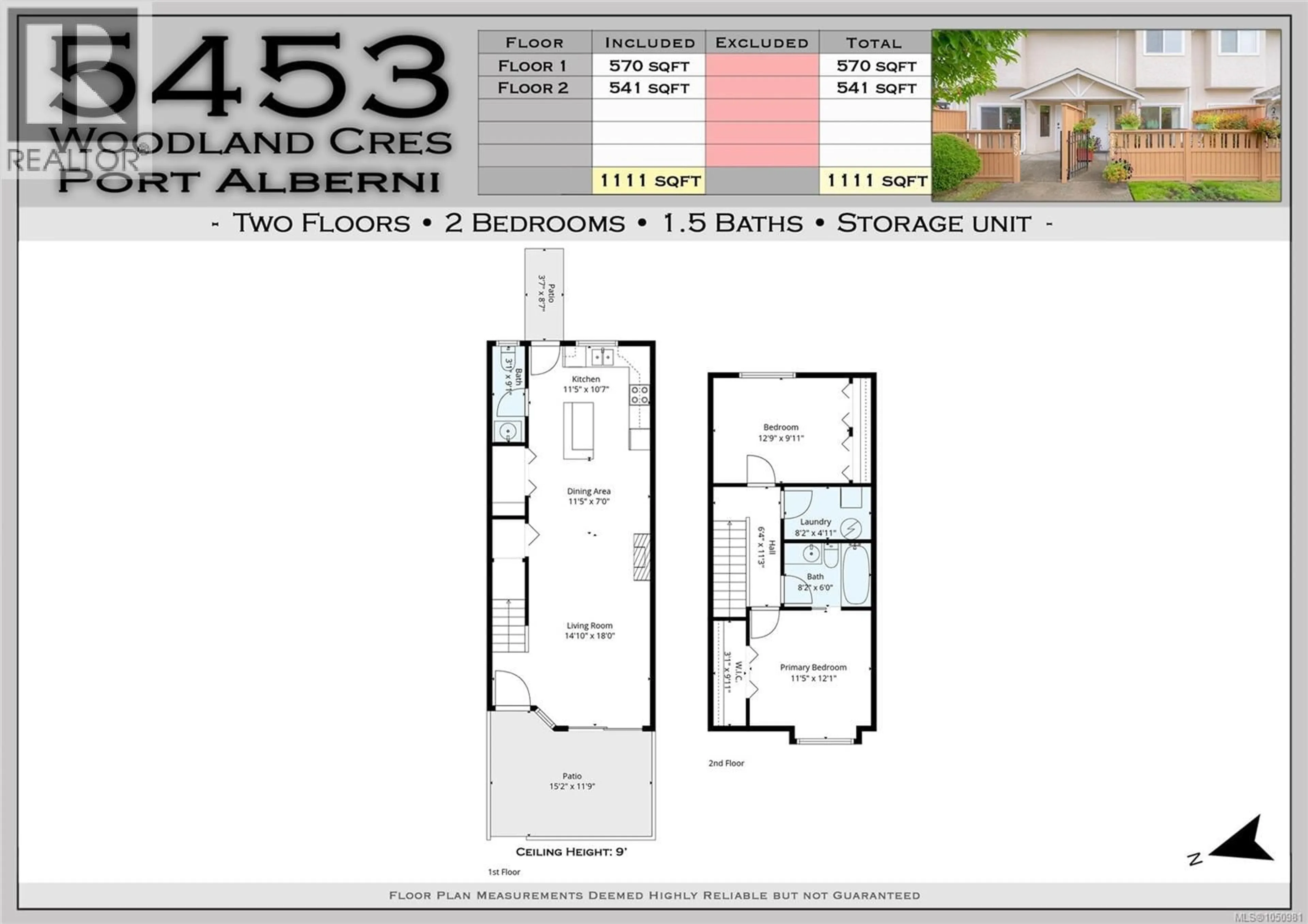 Floor plan for 5453 WOODLAND CRESCENT WEST, Port Alberni British Columbia V9Y8H1