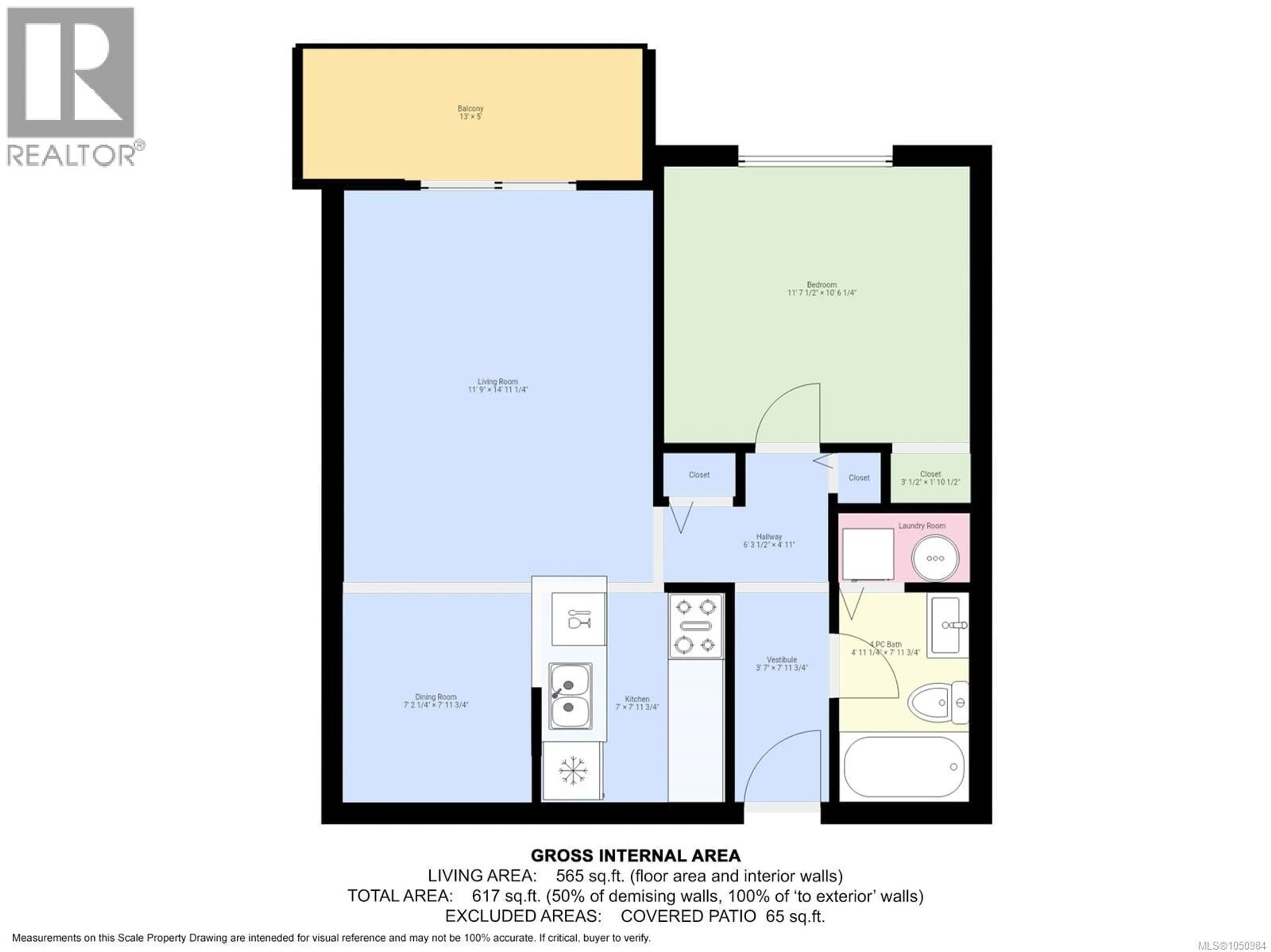 Floor plan for 103 - 9942 DANIEL STREET, Chemainus British Columbia V0R1K1