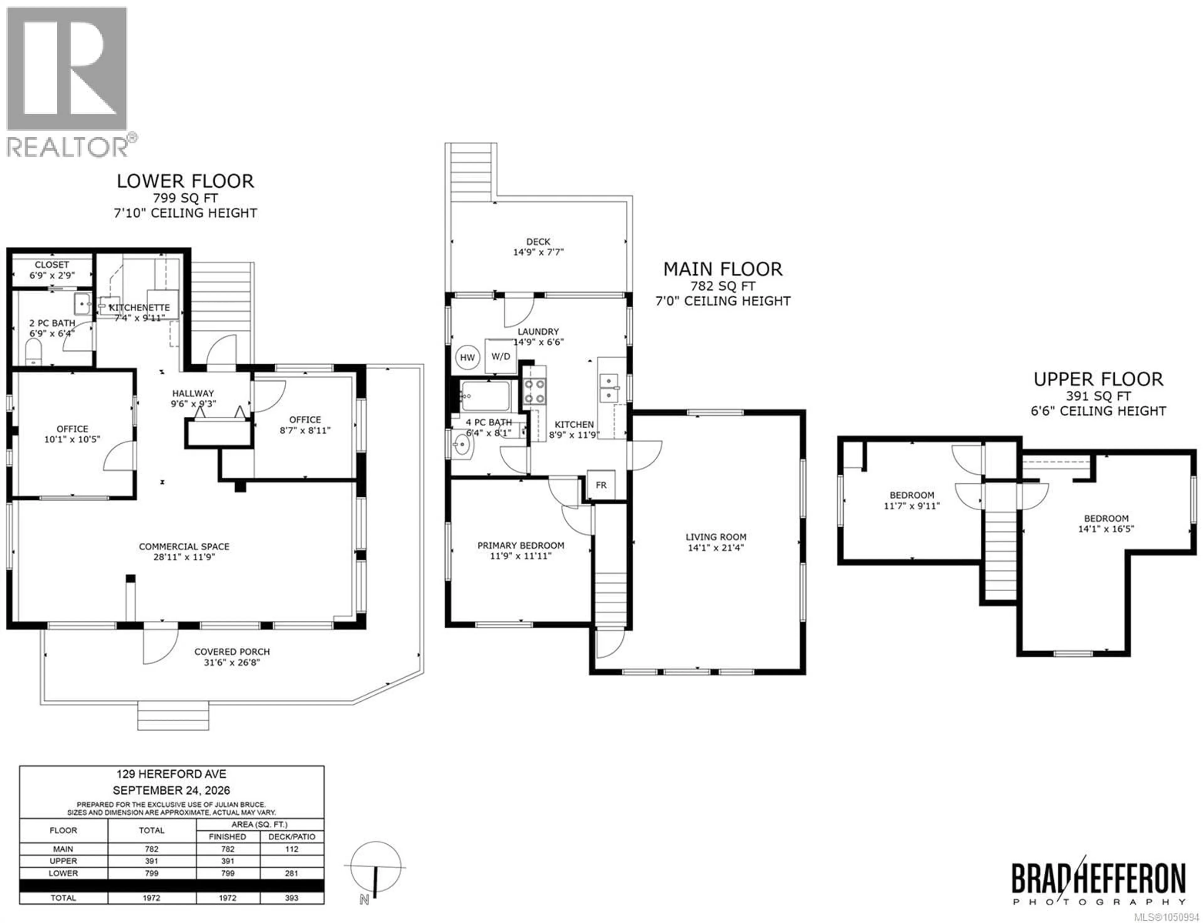 Floor plan for 129 HEREFORD AVENUE, Salt Spring British Columbia V8K2V9