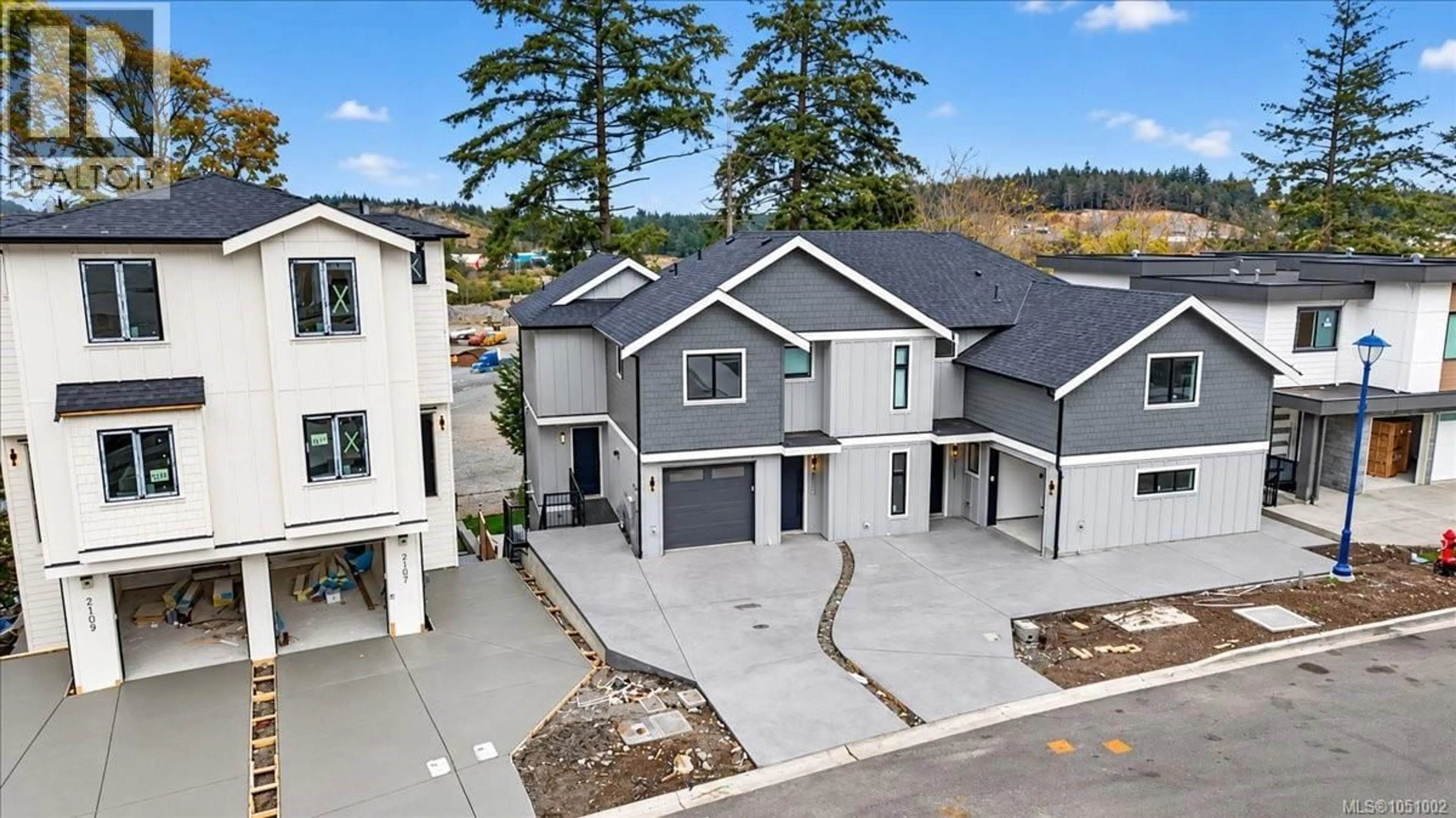 A pic from outside/outdoor area/front of a property/back of a property/a pic from drone, street for 2111 KINGBIRD DRIVE, Langford British Columbia V9B0E7