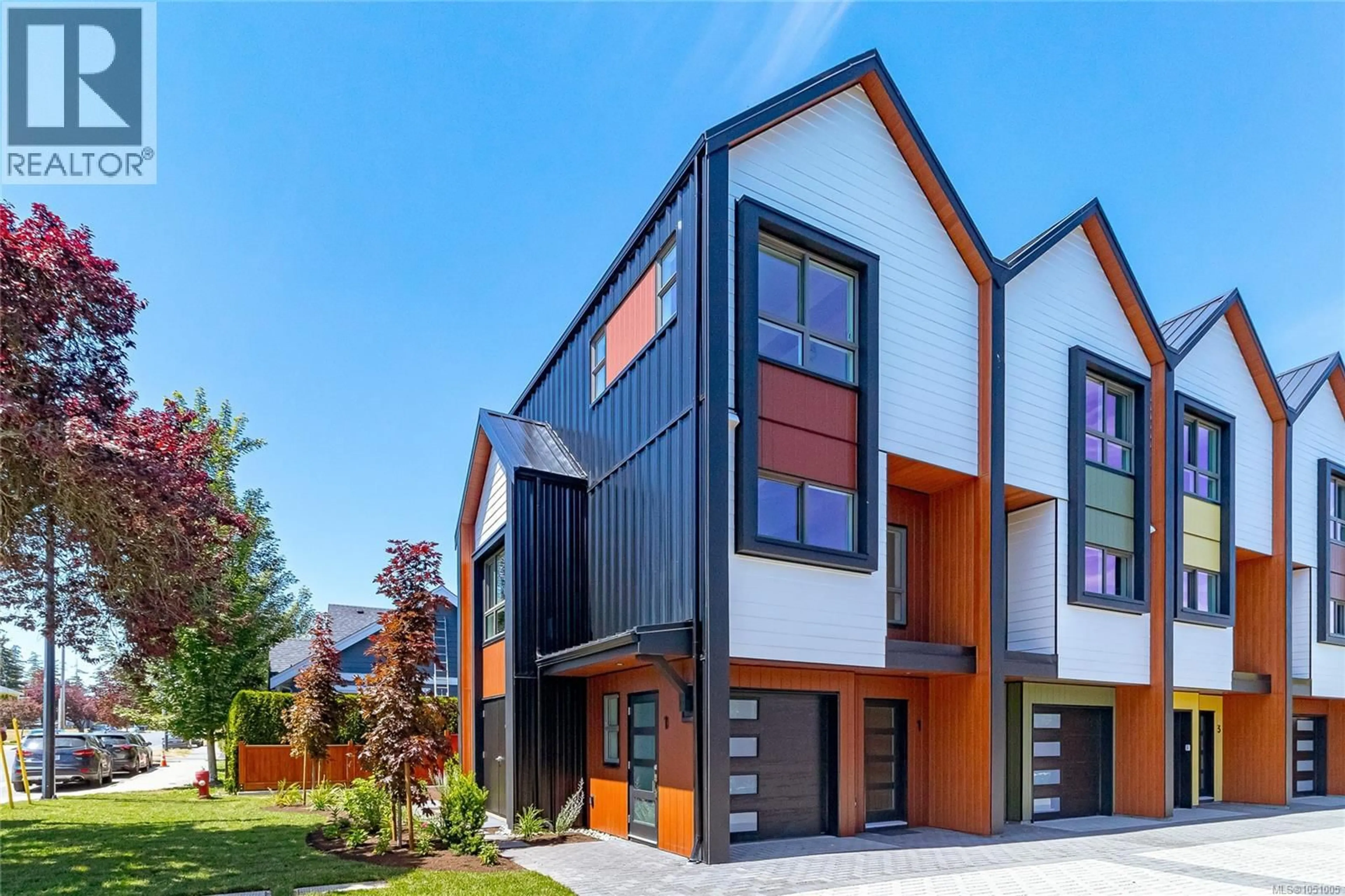 Home with brick exterior material, street for 1 - 10485 RESTHAVEN DRIVE, Sidney British Columbia V8L3H6