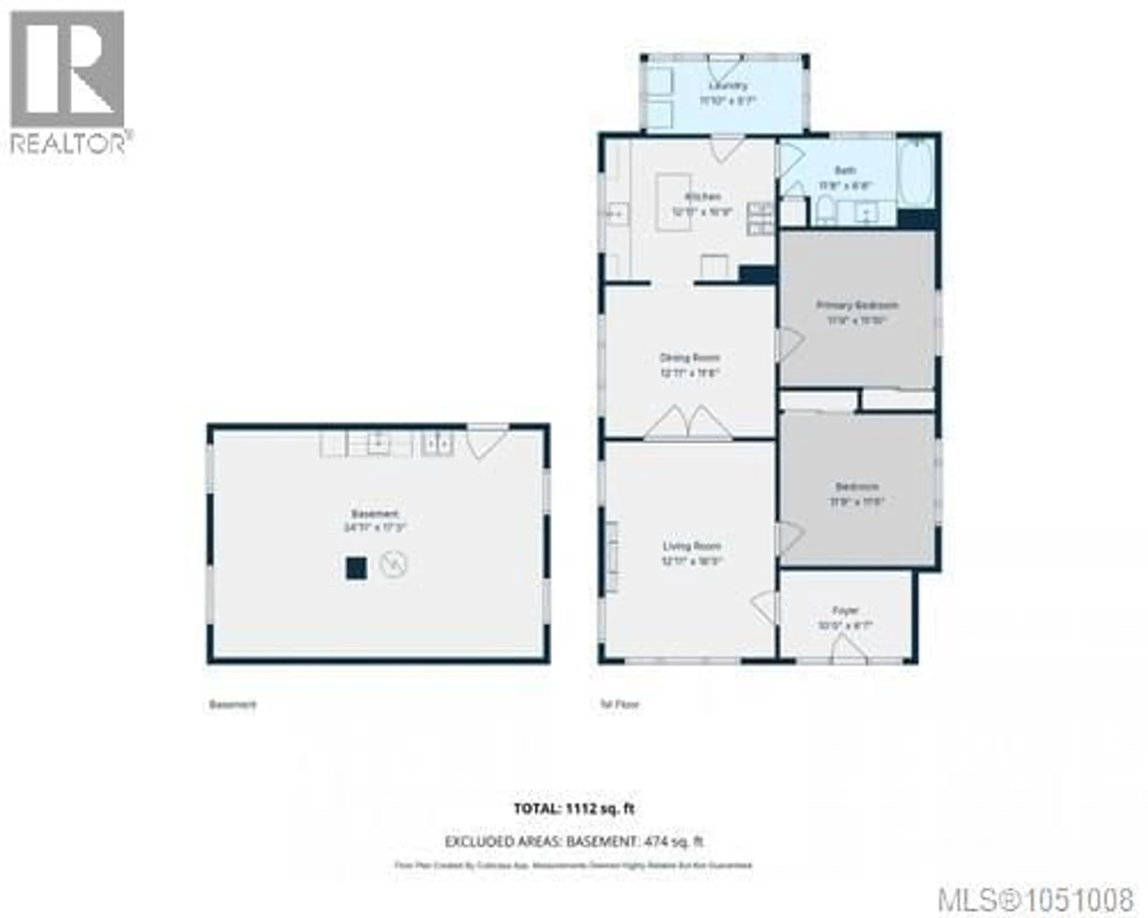 Floor plan for 432 BULLER STREET, Ladysmith British Columbia V9G1T4