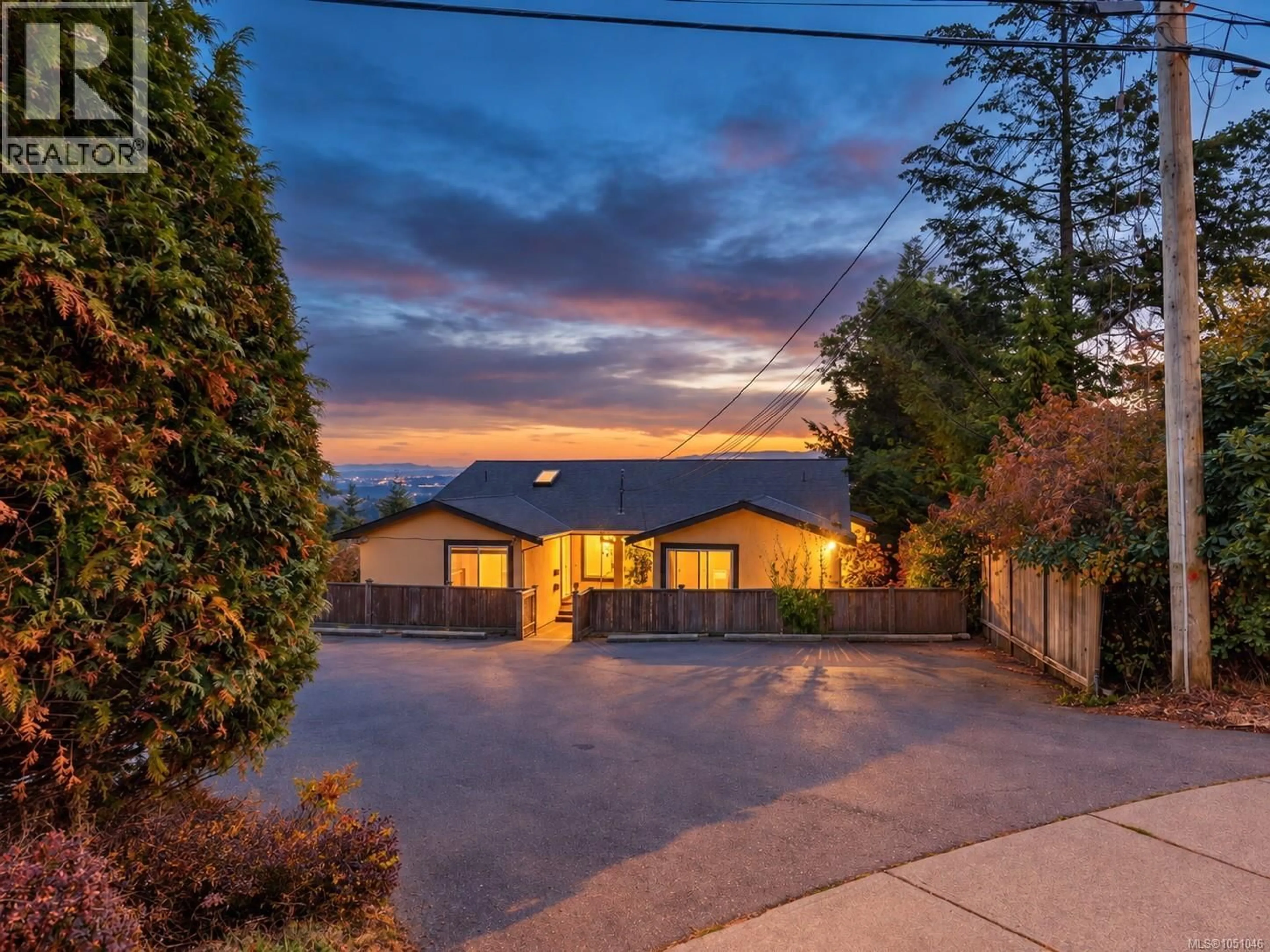A pic from outside/outdoor area/front of a property/back of a property/a pic from drone, street for B - 3370 FULTON ROAD, Colwood British Columbia V9C3P9