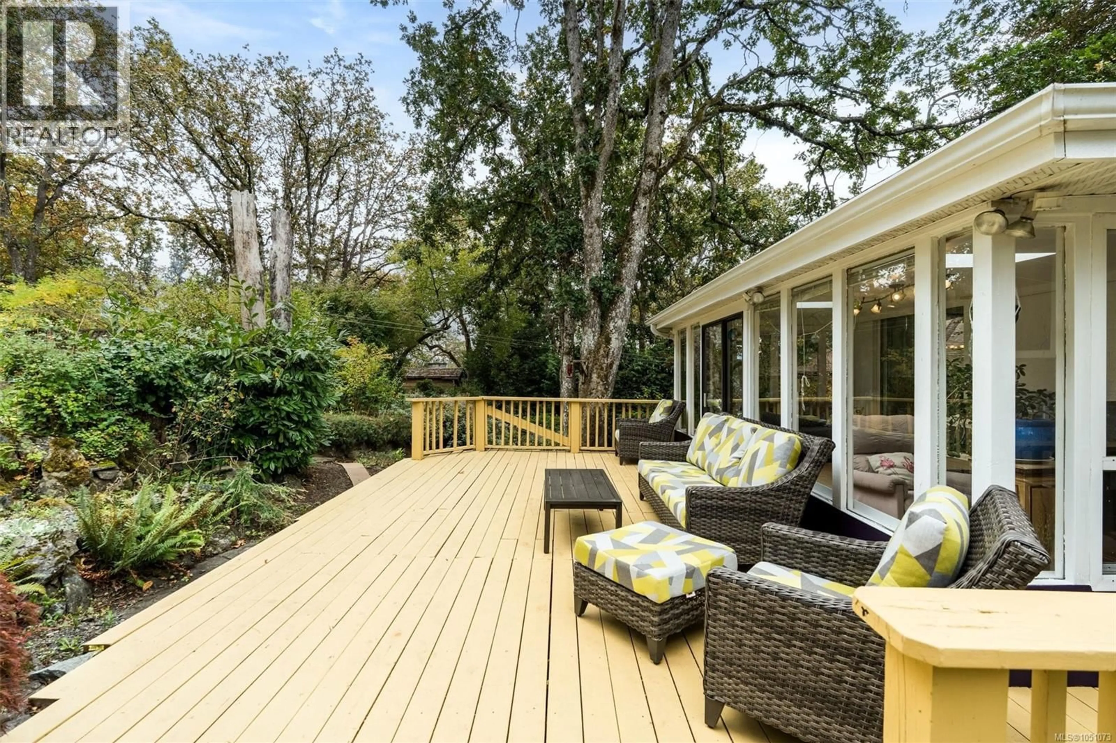 Patio, water/lake/river/ocean view for 14 EATON AVENUE, View Royal British Columbia V8Z5E1