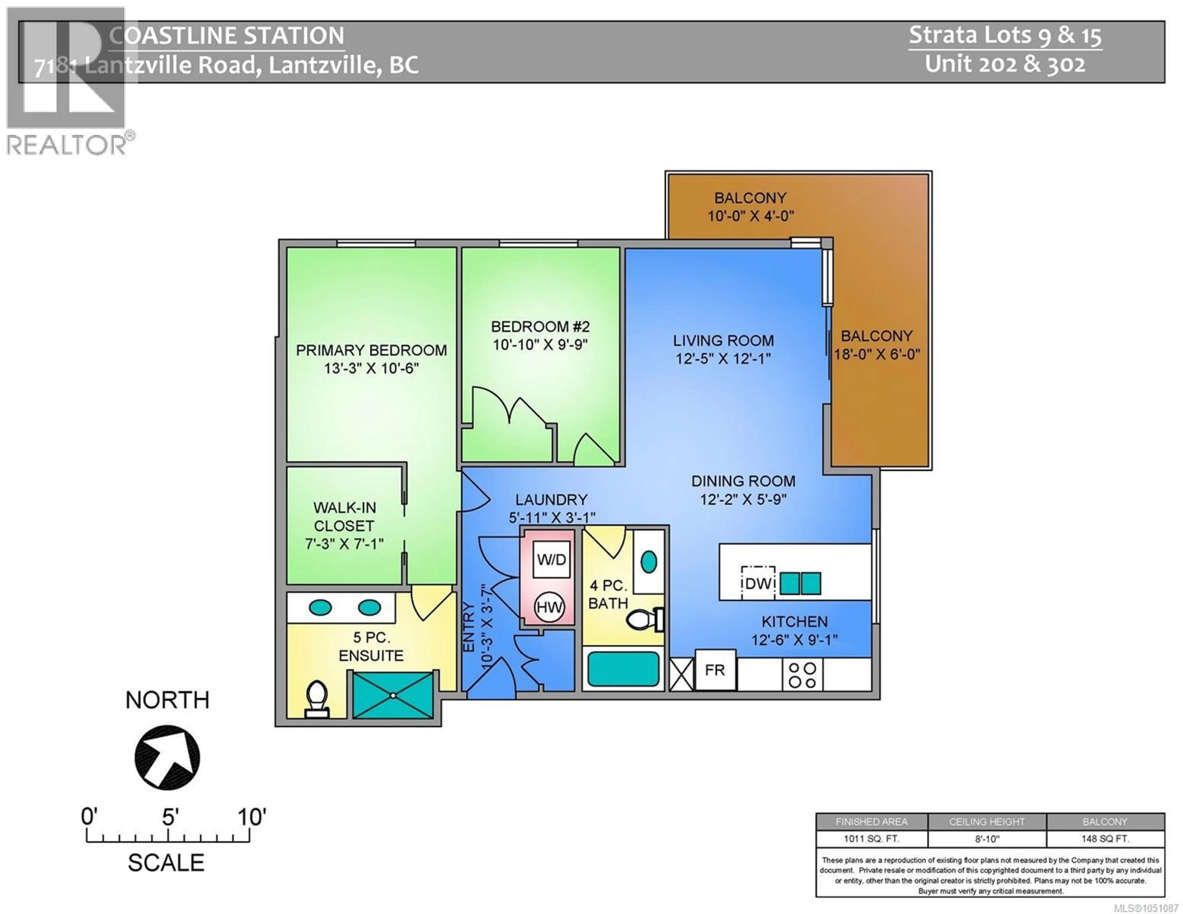 Floor plan for 302 - 7181 LANTZVILLE ROAD, Nanaimo British Columbia V0R2H0