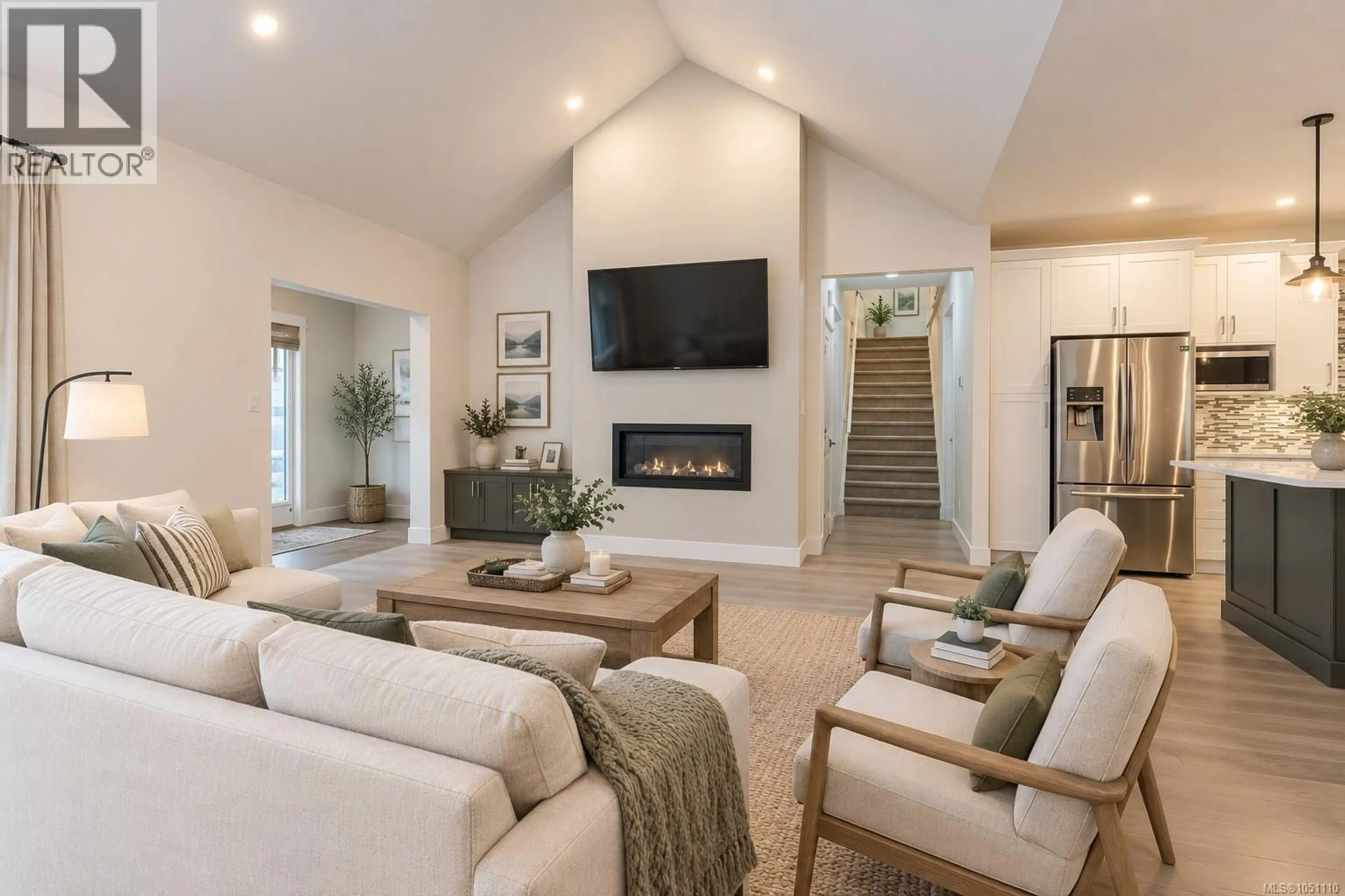 Living room with furniture, unknown for 3800 CREEKSIDE DRIVE, Bowser British Columbia V0R1G0