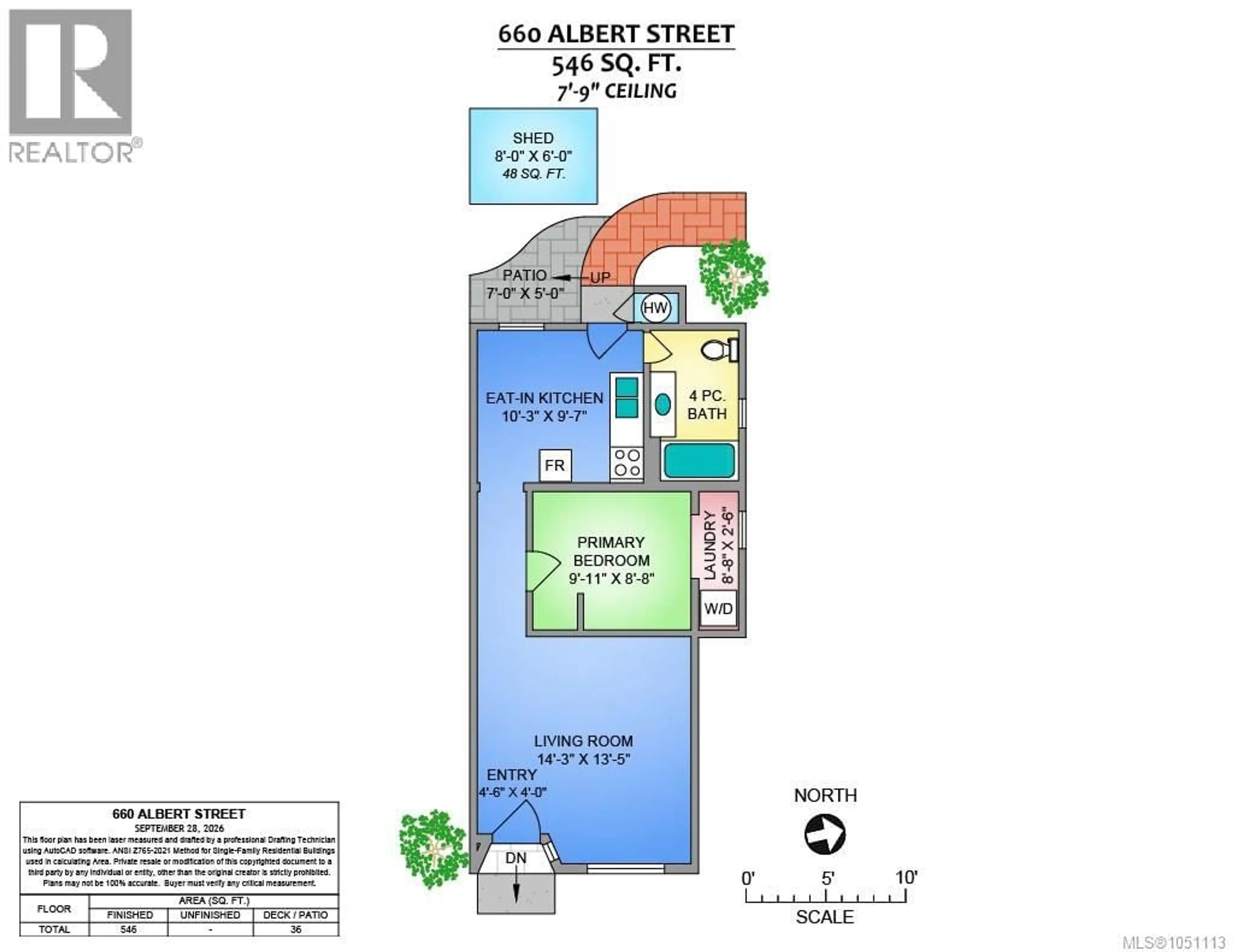 Floor plan for 660 ALBERT STREET, Nanaimo British Columbia V9R2W4