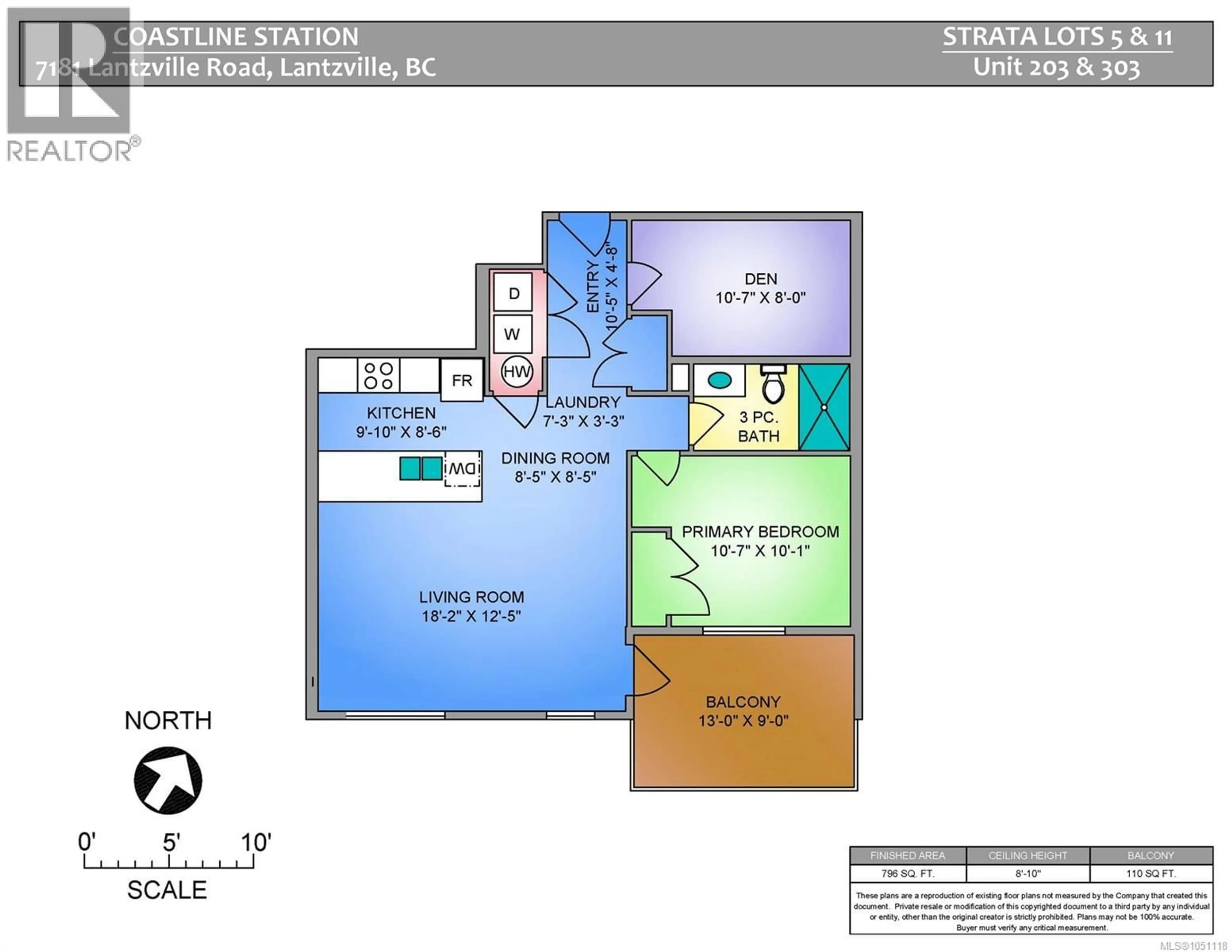 Floor plan for 303 - 7181 LANTZVILLE ROAD, Nanaimo British Columbia V0R2H0