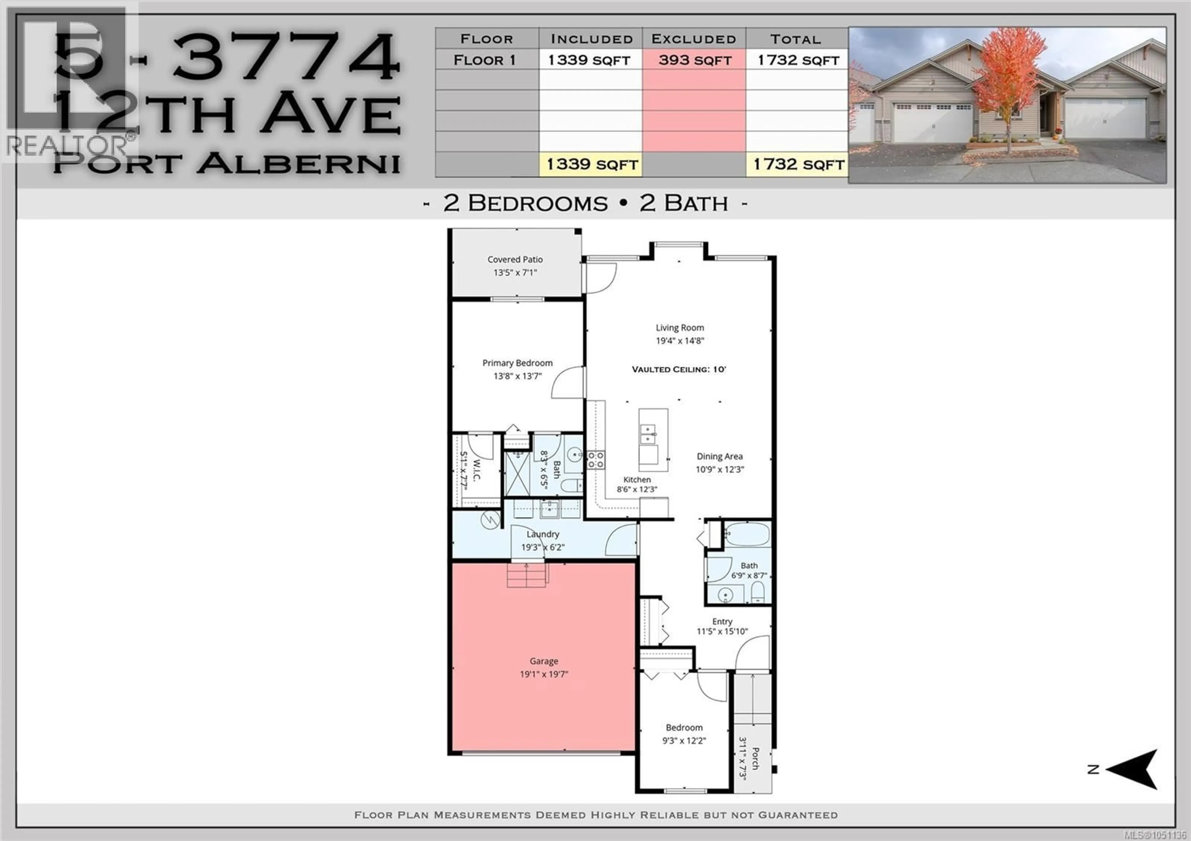 Floor plan for 5 - 3774 12TH AVENUE, Port Alberni British Columbia V9Y5A5