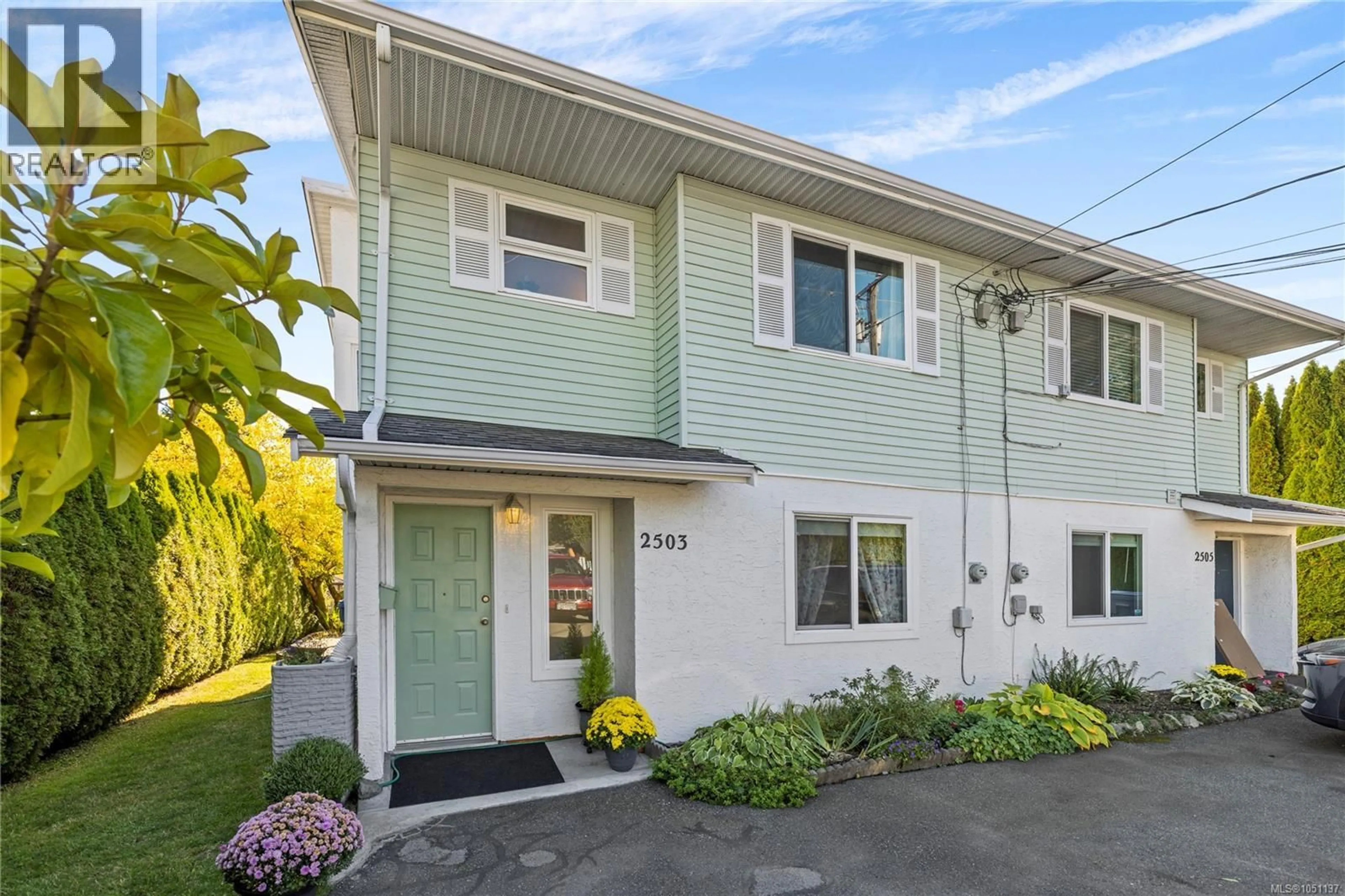 Home with vinyl exterior material, street for 2503 ROSSTOWN ROAD, Nanaimo British Columbia V9T3R9
