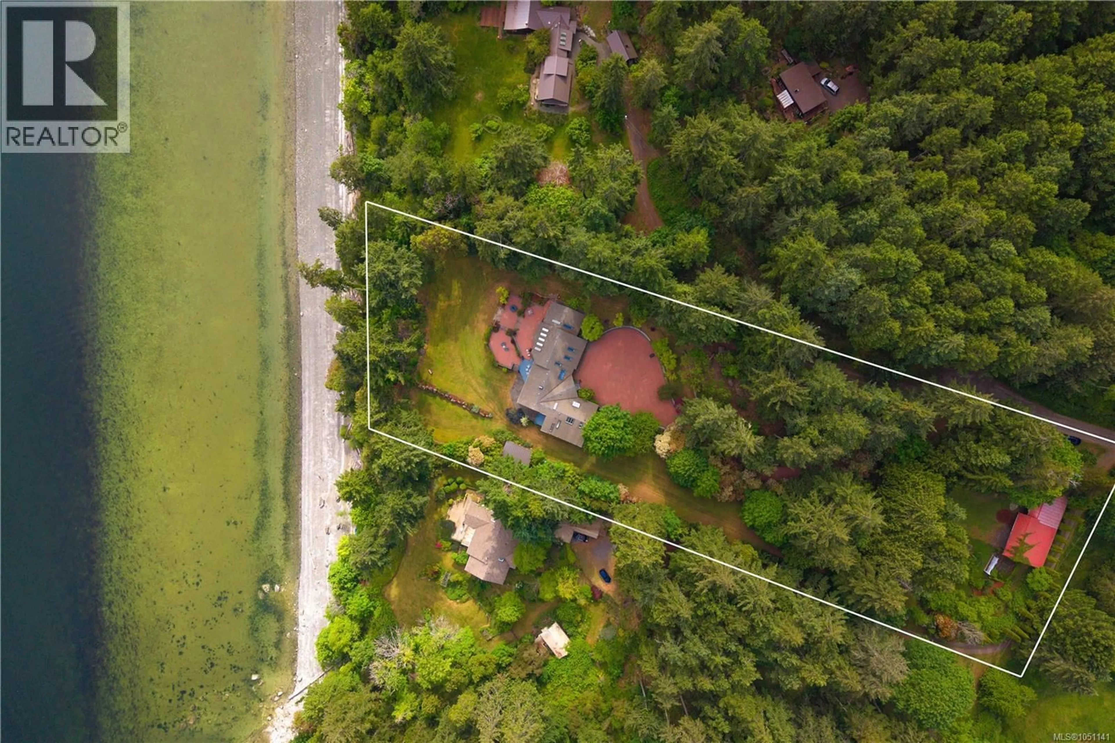 A pic from outside/outdoor area/front of a property/back of a property/a pic from drone, water/lake/river/ocean view for 2070 COOPER ROAD, Gabriola Island British Columbia V0R1X7